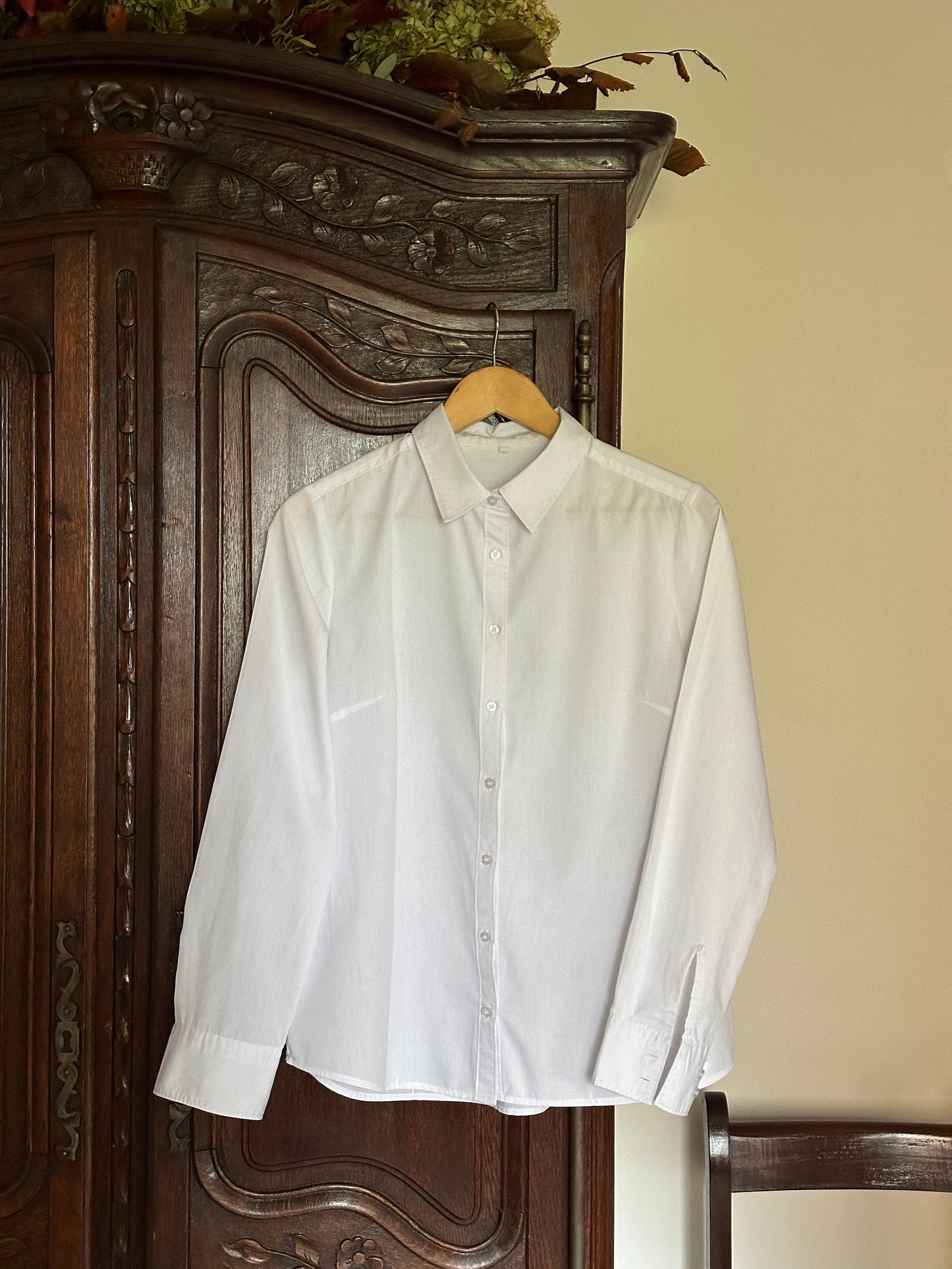 Vintage White Cotton Shirt