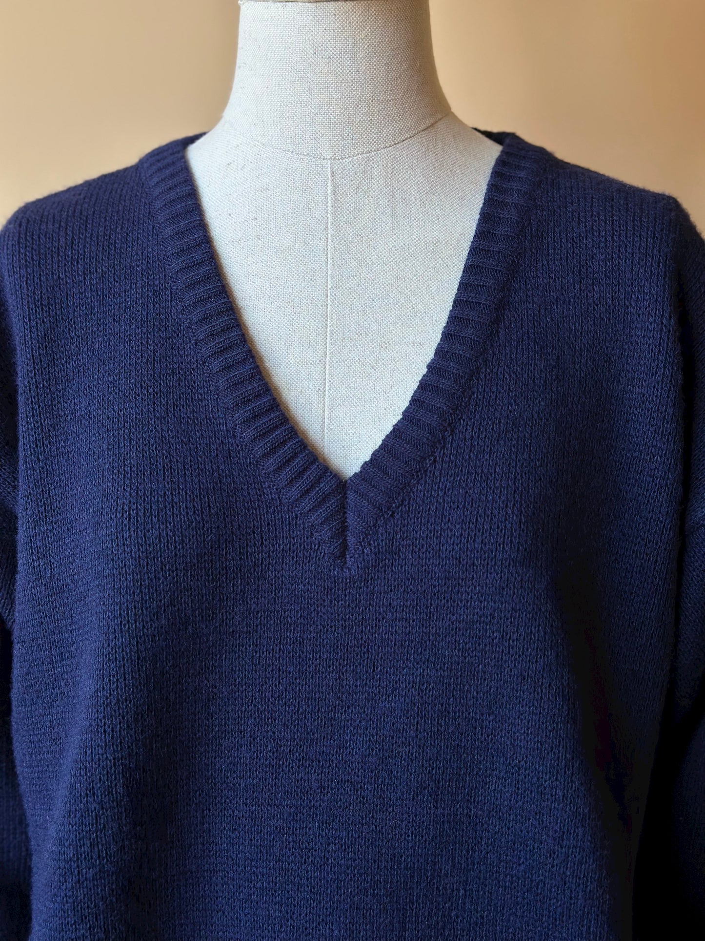 Vintage Blue Woolen Sweater