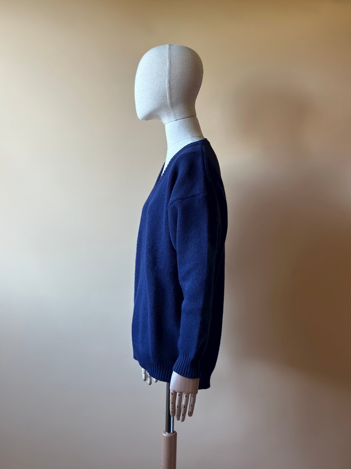Vintage Blue Woolen Sweater