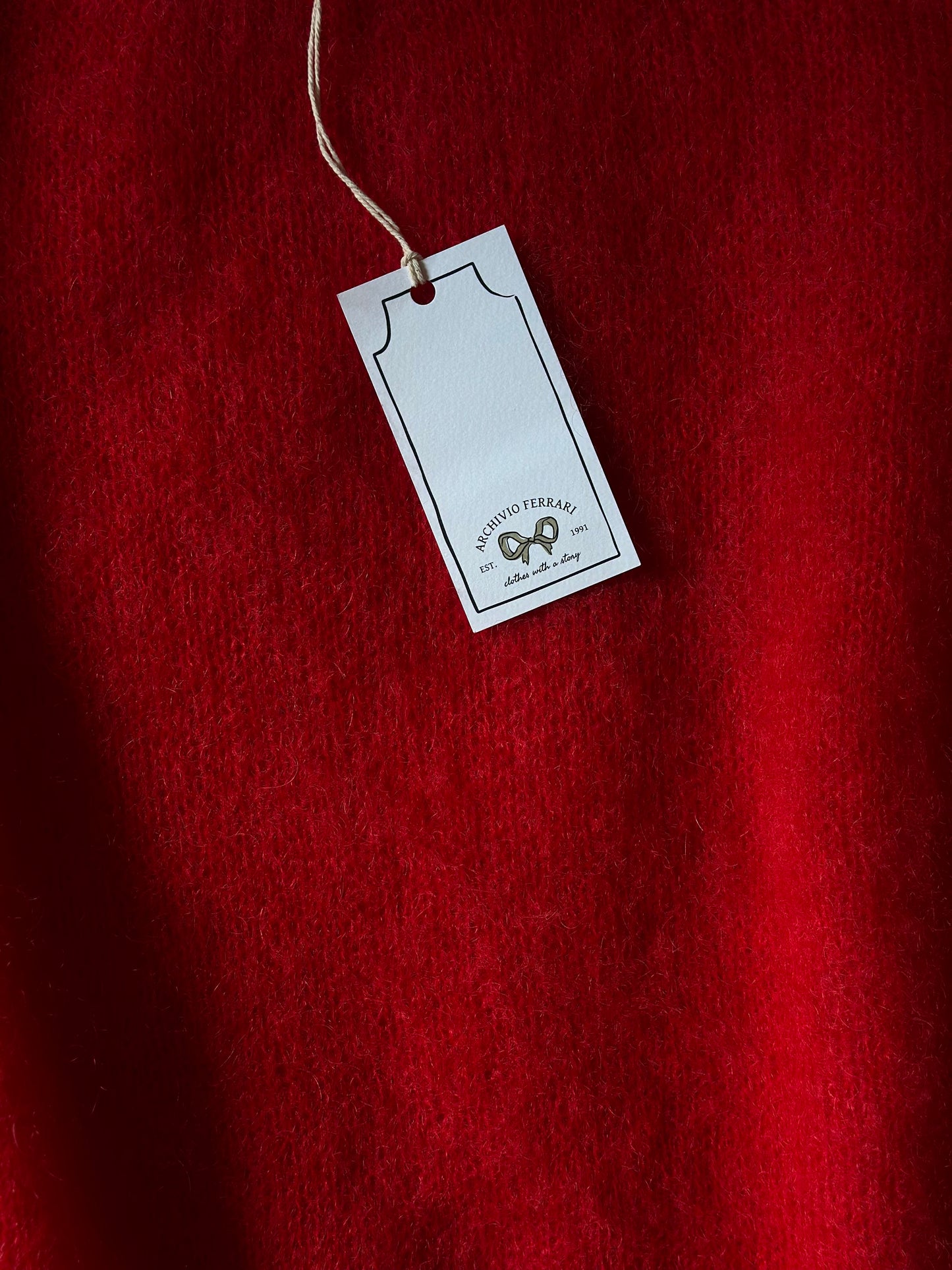 Red Mohair Sweater