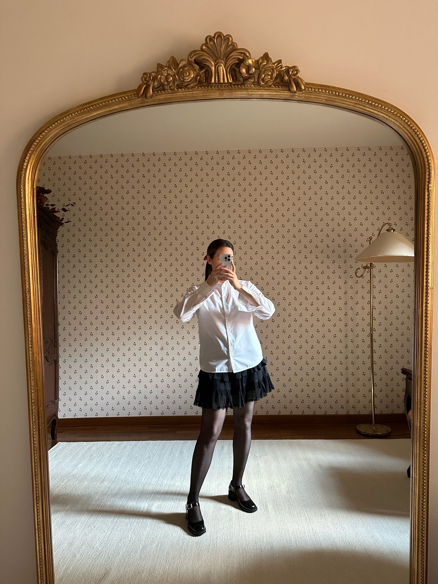 Vintage White Cotton Shirt