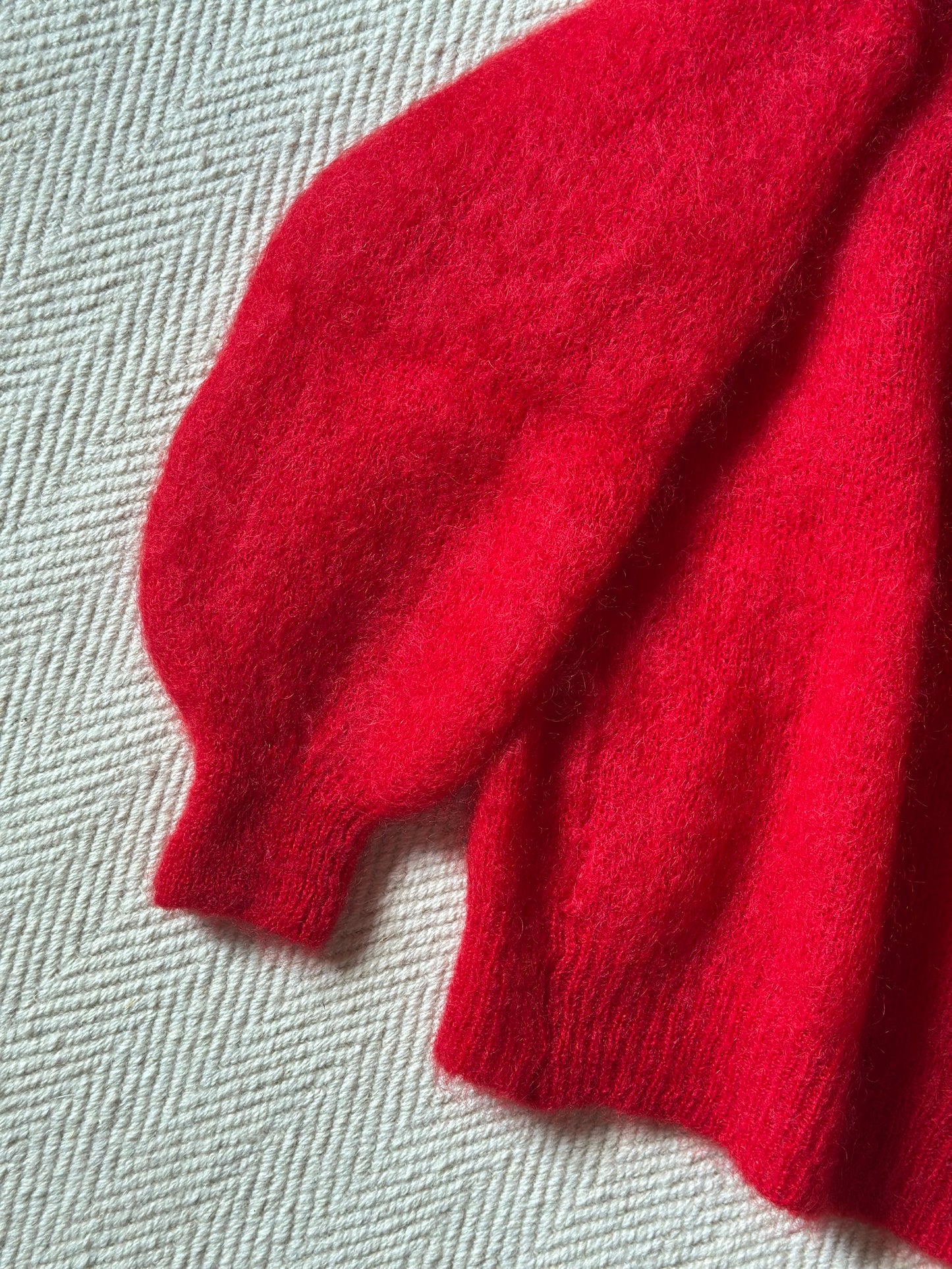 Red Mohair Sweater