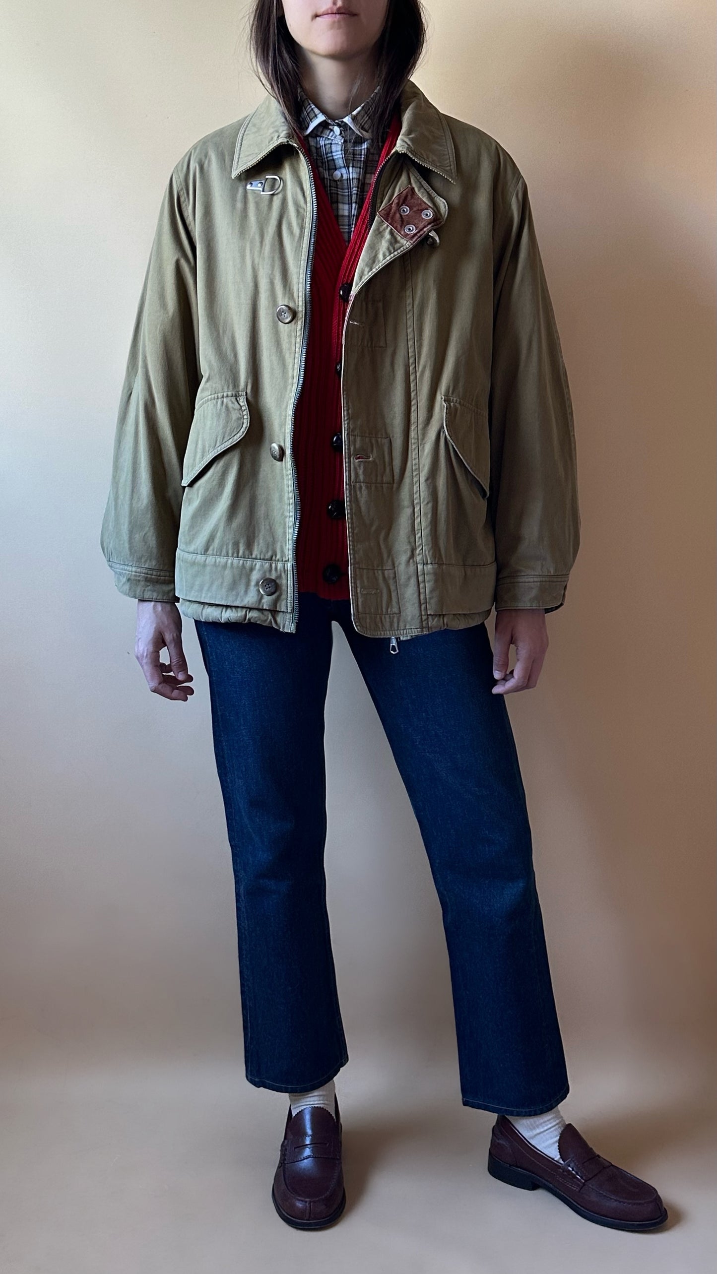 Vintage Khaki Work Jacket