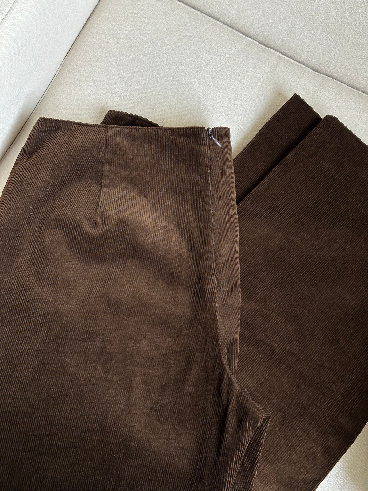 Corduroy Chocolate Brown Trousers