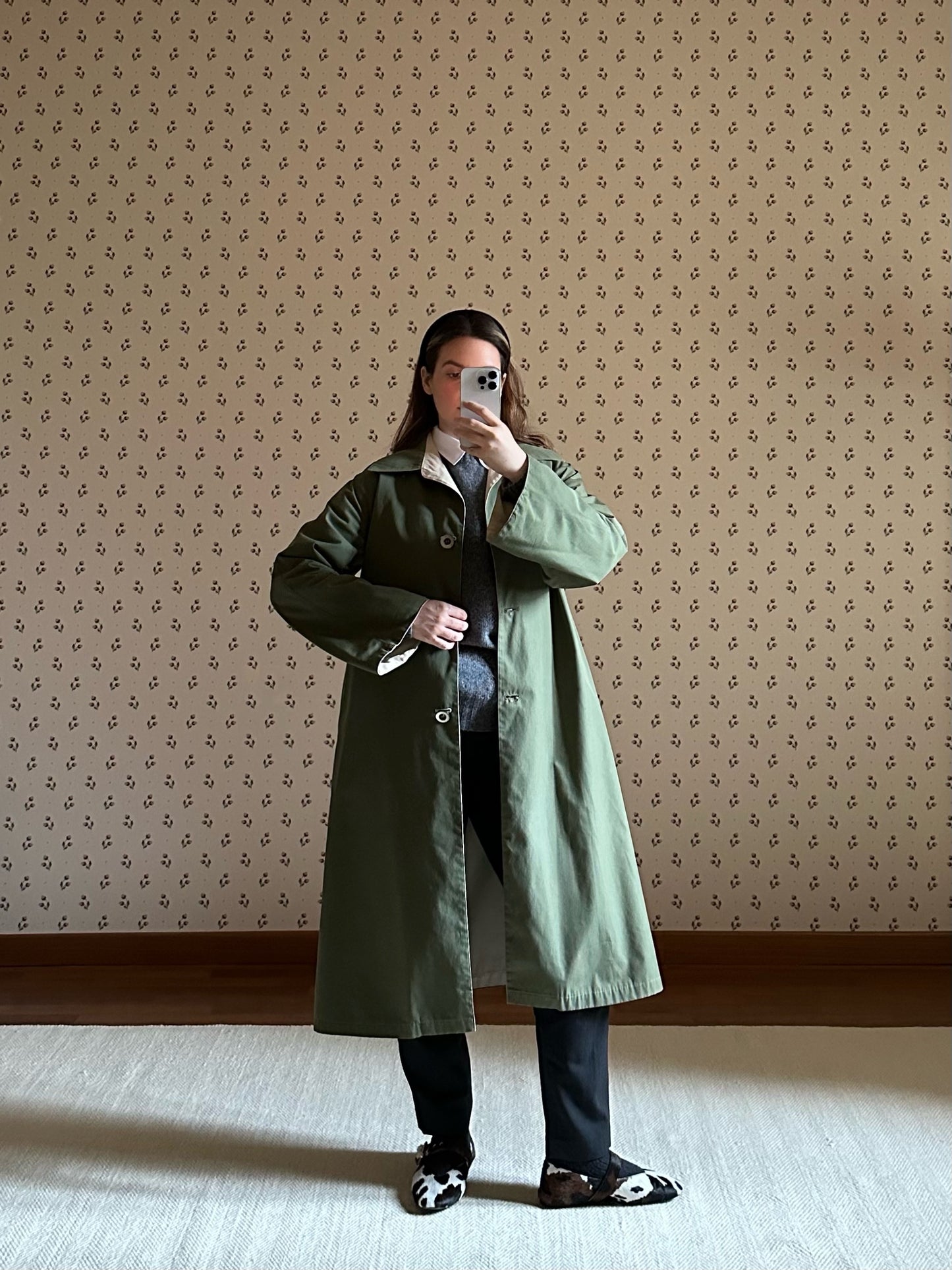 Vintage Reversible Trench Coat