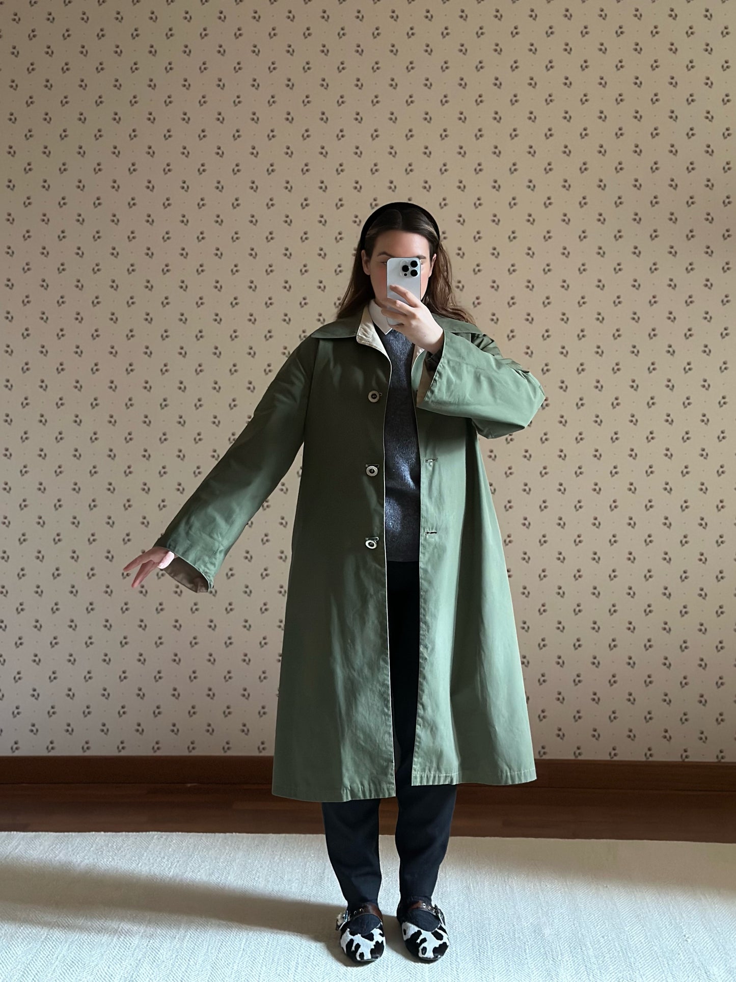 Vintage Reversible Trench Coat