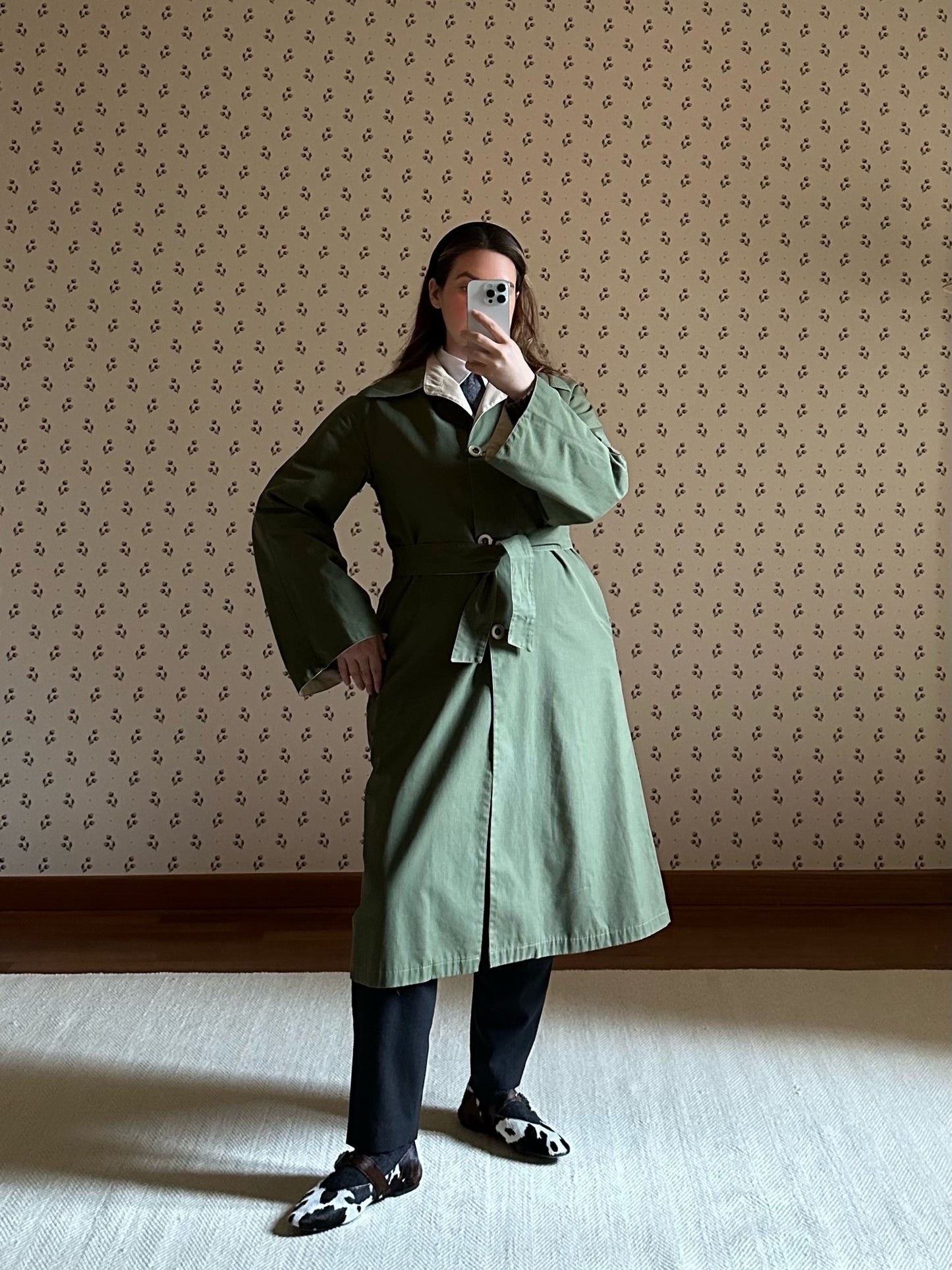 Vintage Reversible Trench Coat