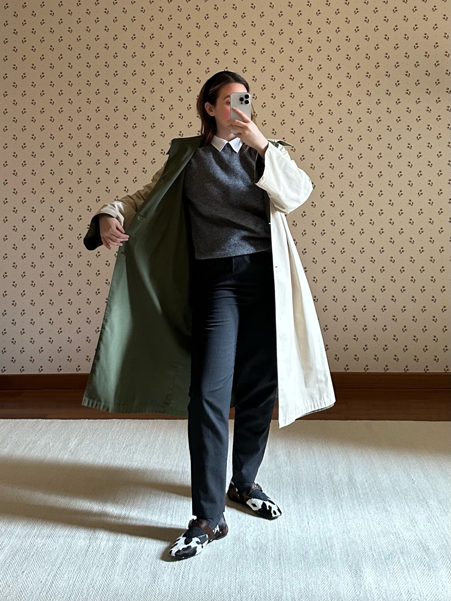 Vintage Reversible Trench Coat
