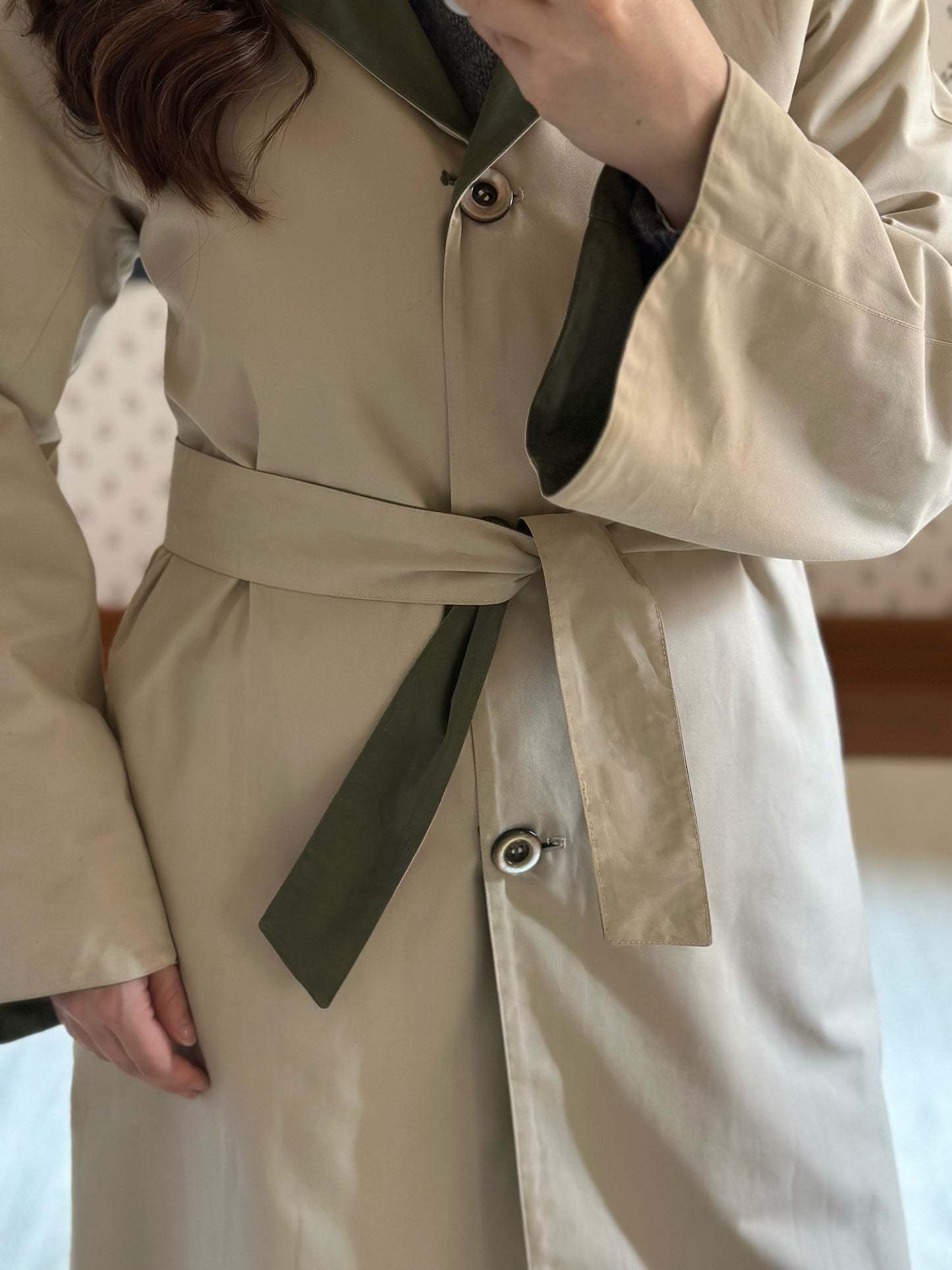 Vintage Reversible Trench Coat