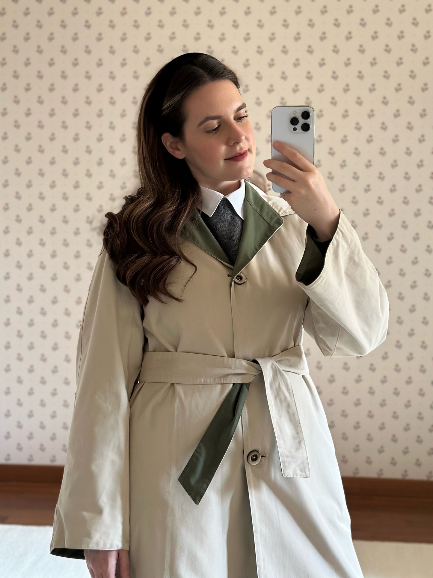 Vintage Reversible Trench Coat