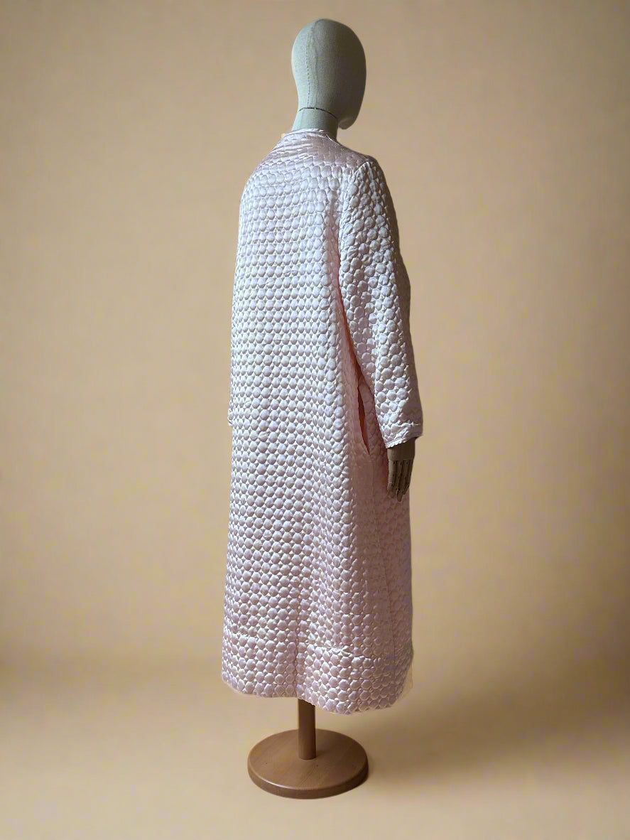 Vintage Valentino Quilted Pink Dressing Gown