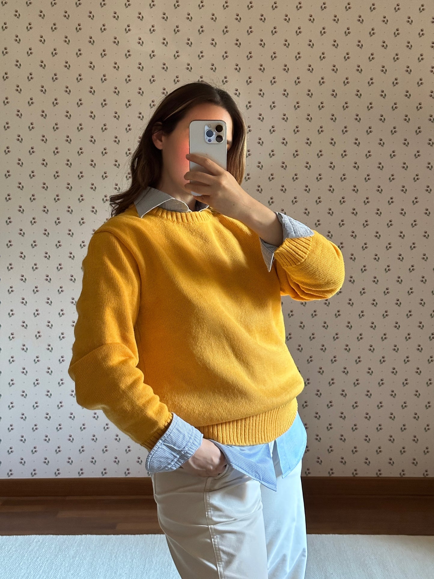 Vintage Mustard Yellow Sweater