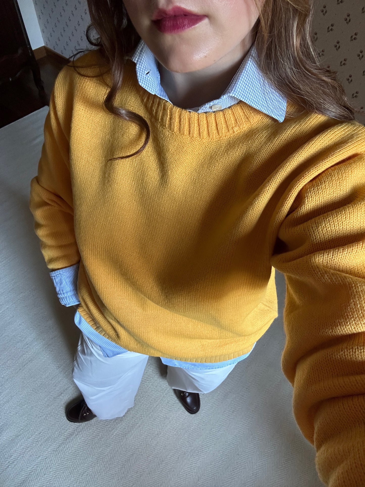 Vintage Mustard Yellow Sweater