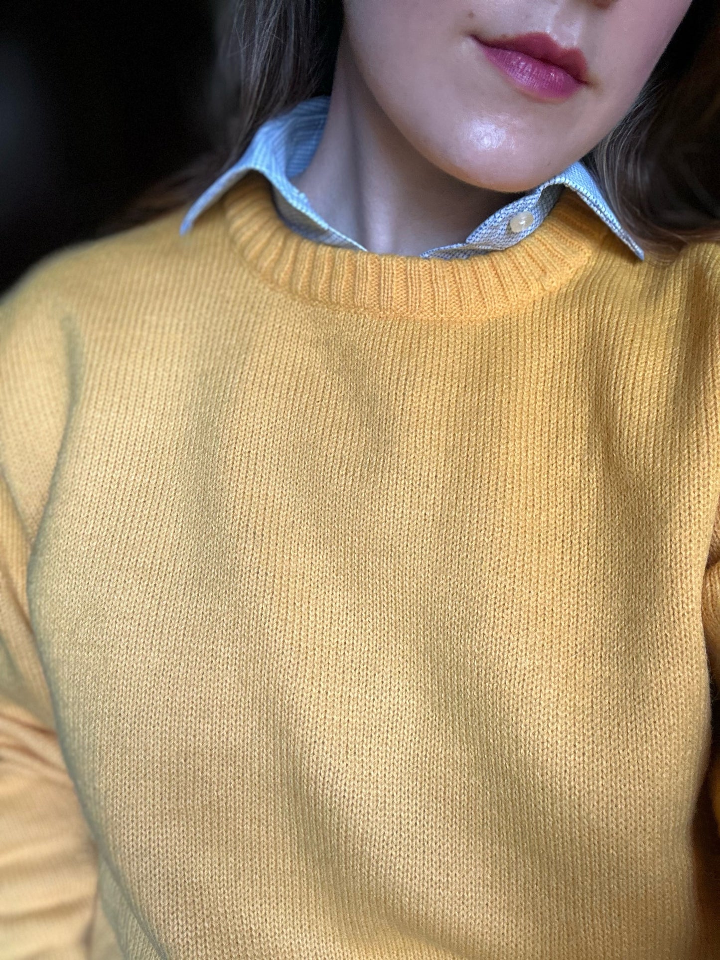 Vintage Mustard Yellow Sweater