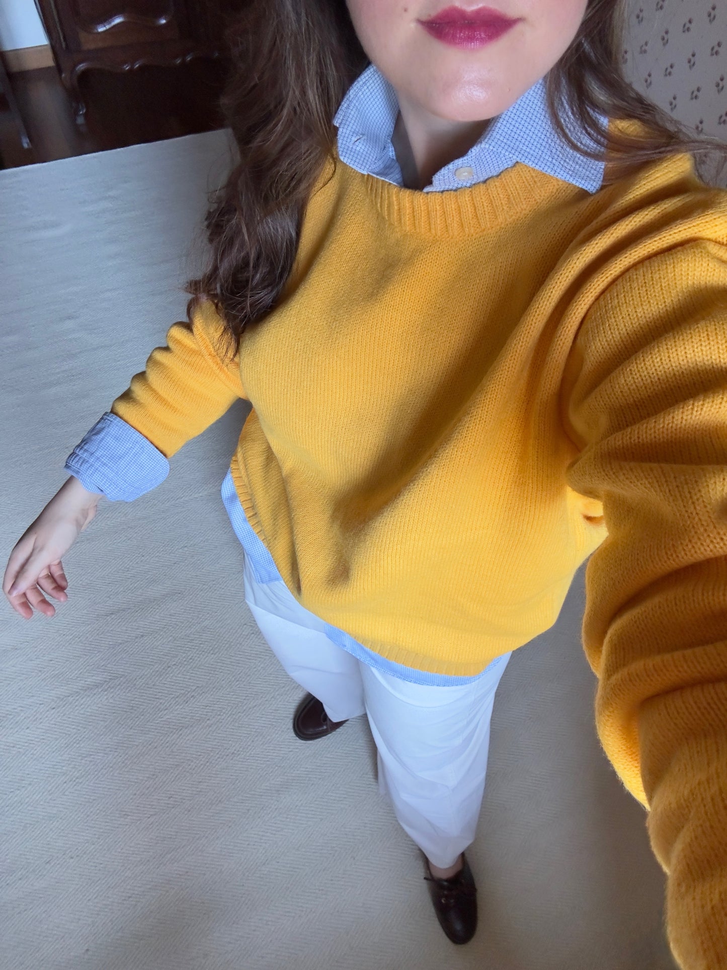Vintage Mustard Yellow Sweater