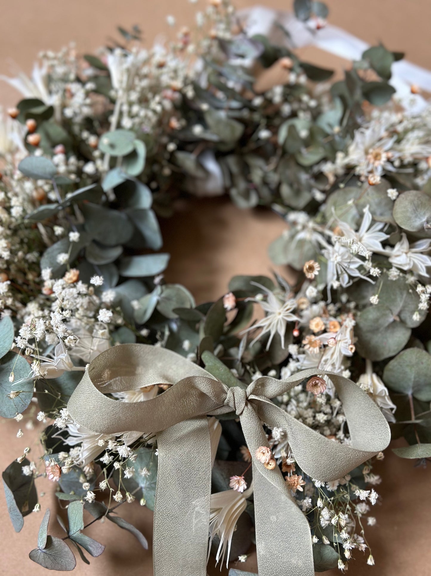 Dried Eucalyptus & Nigella Orientalis Garland