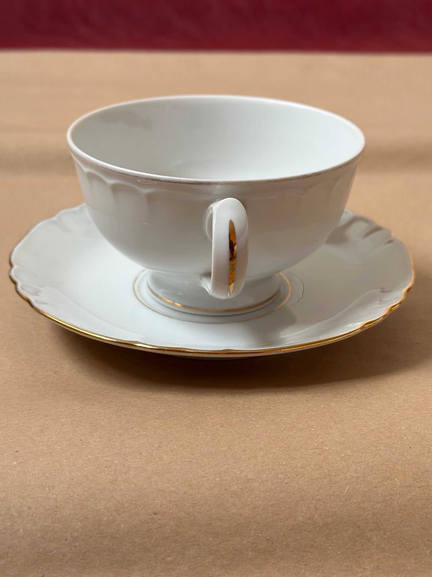 Vintage Richard Ginori Porcelain Tea Cup and Saucer