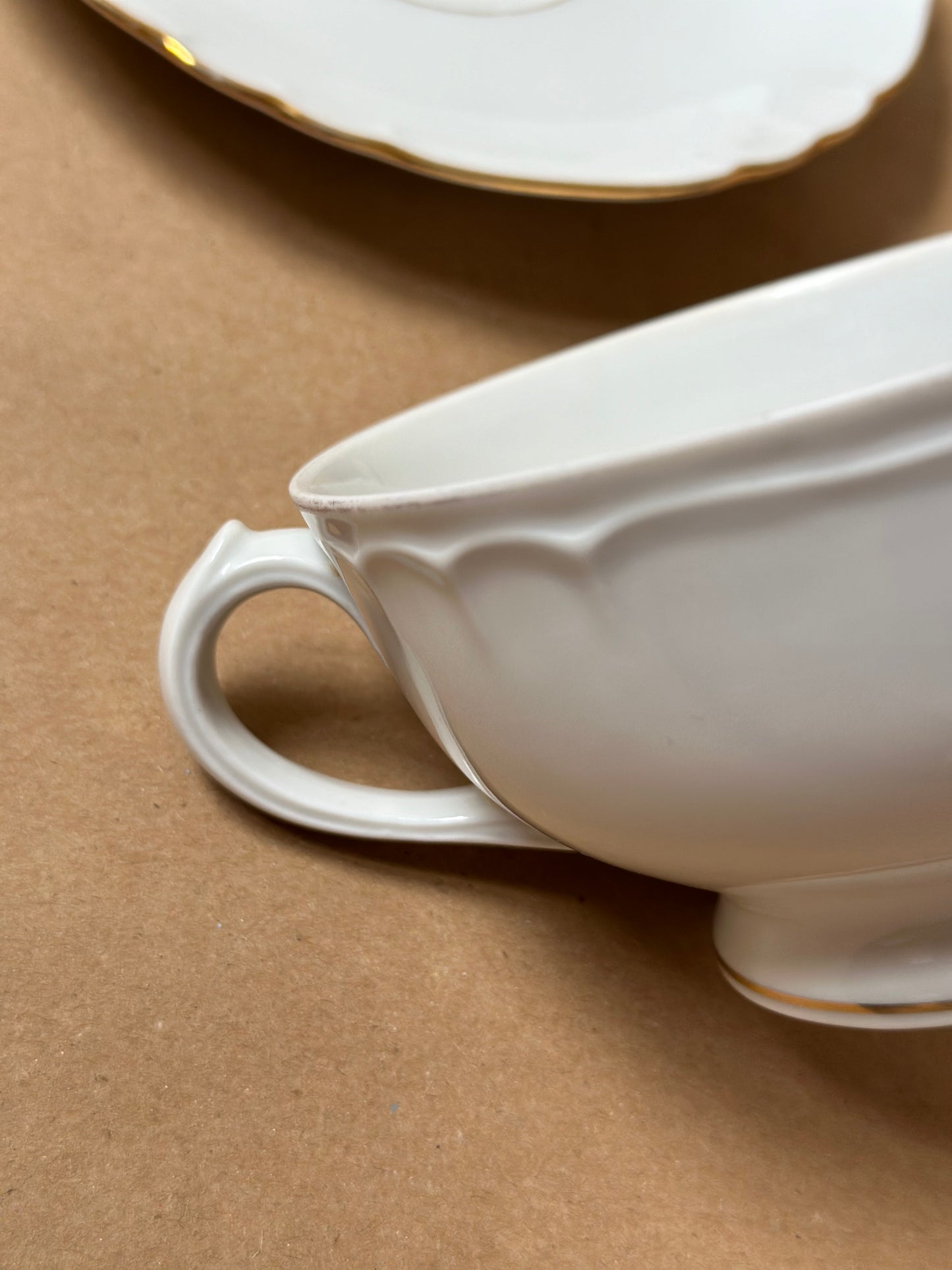 Vintage Richard Ginori Porcelain Tea Cup and Saucer