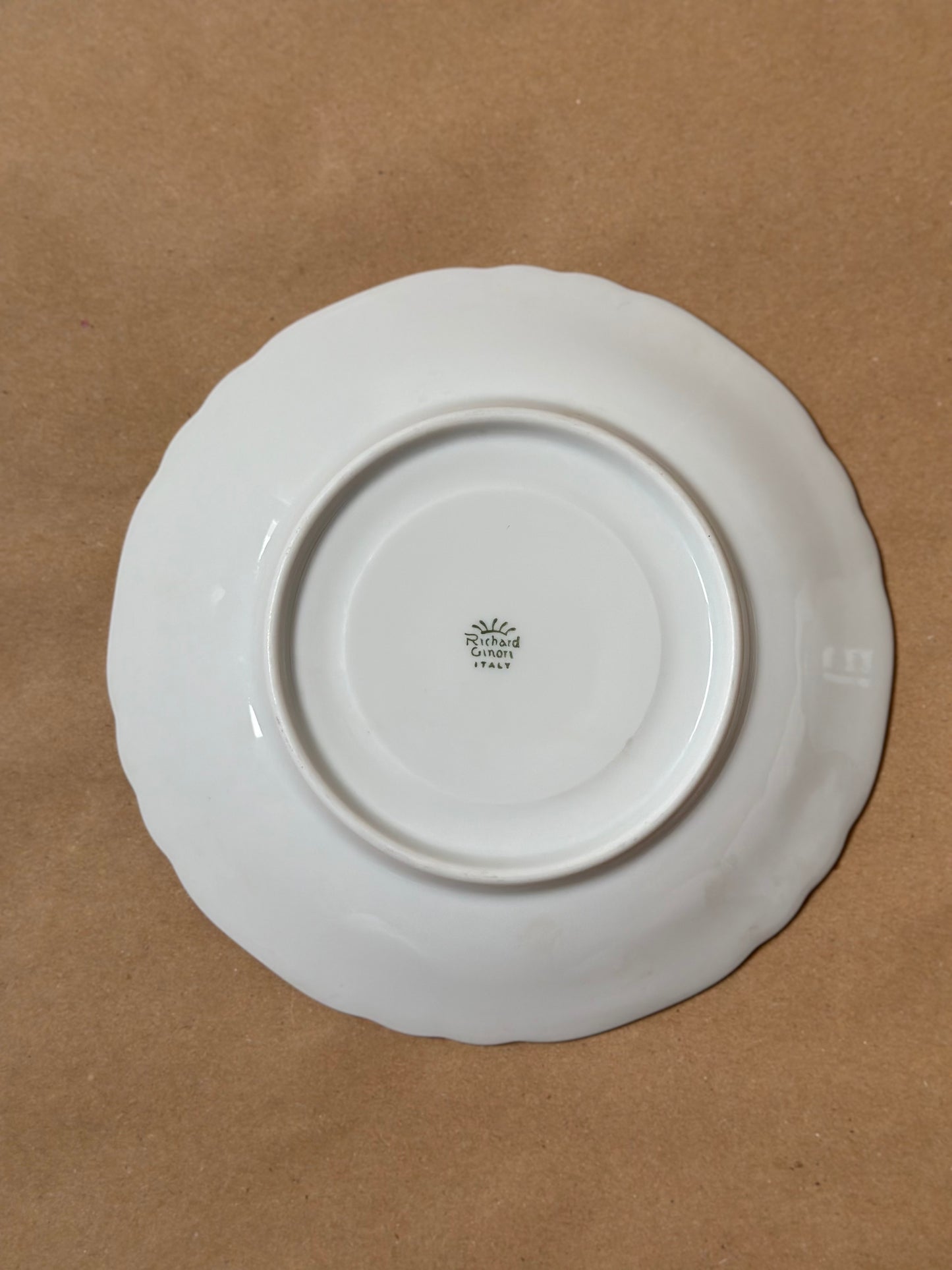 Vintage Richard Ginori Porcelain Tea Cup and Saucer