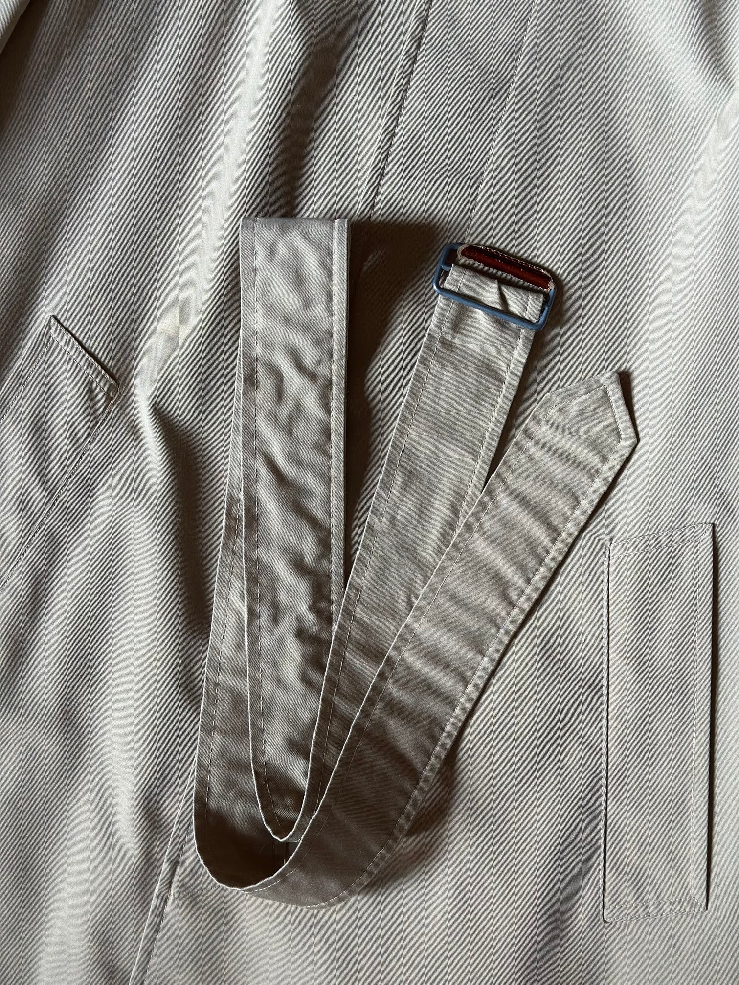 Vintage Beige Belted Trench Coat
