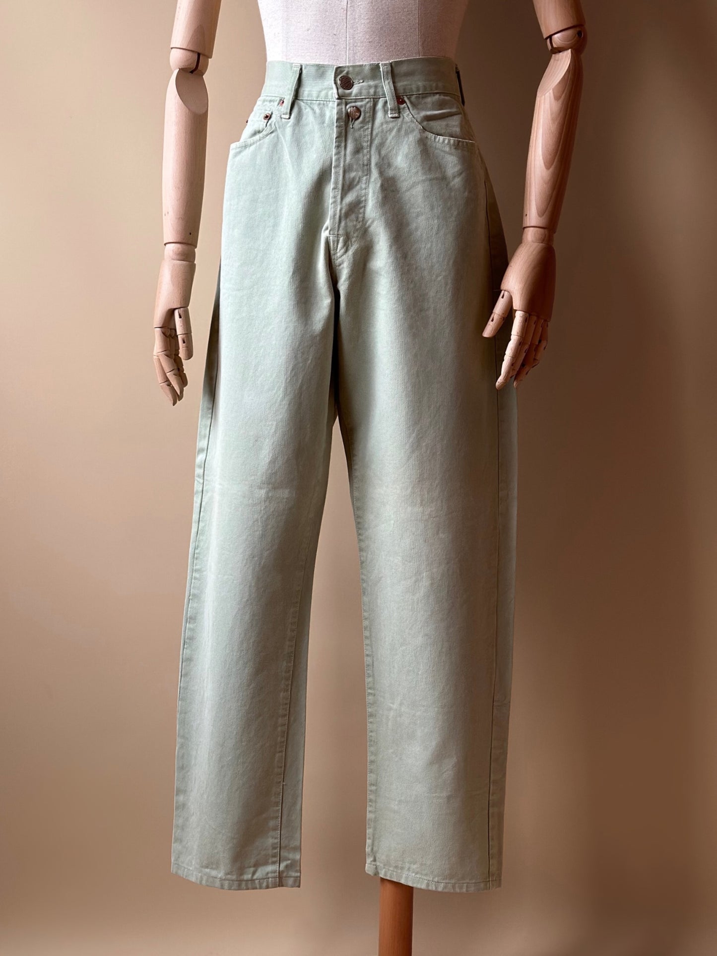 Vintage Minty Green Replay Trousers