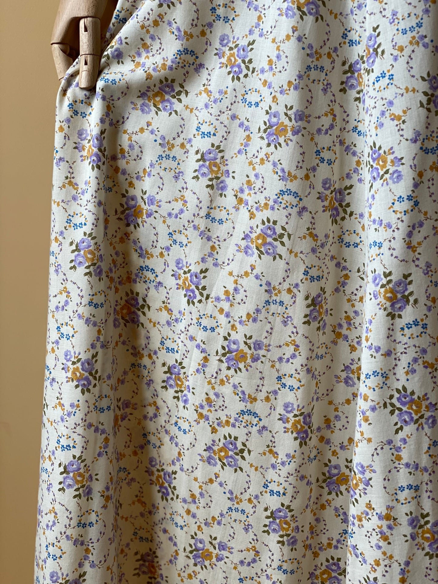 Vintage 70s Long Praire Dress