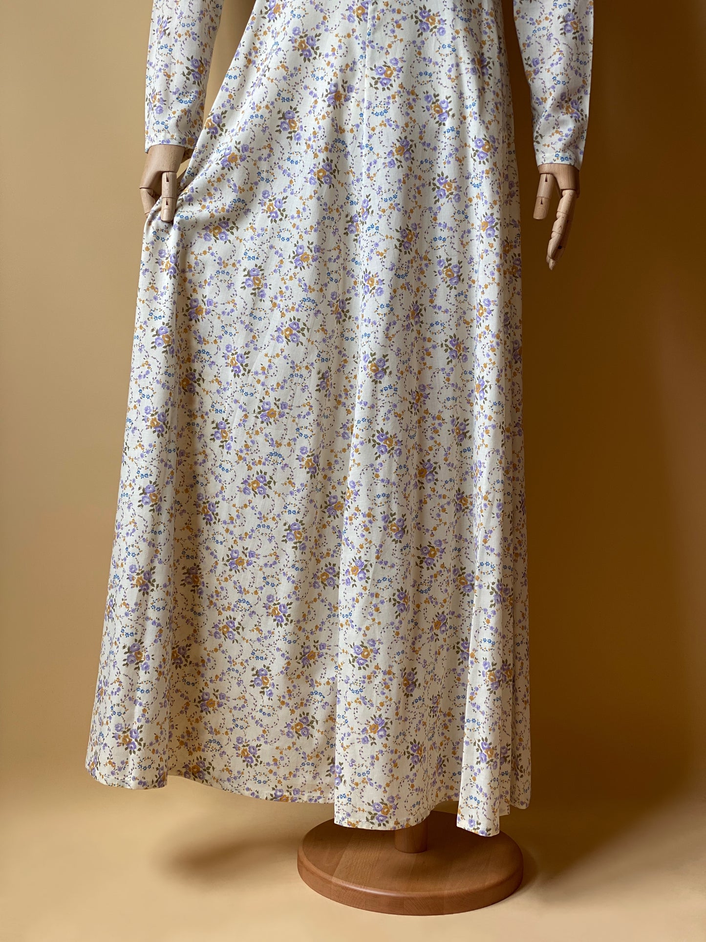 Vintage 70s Long Praire Dress