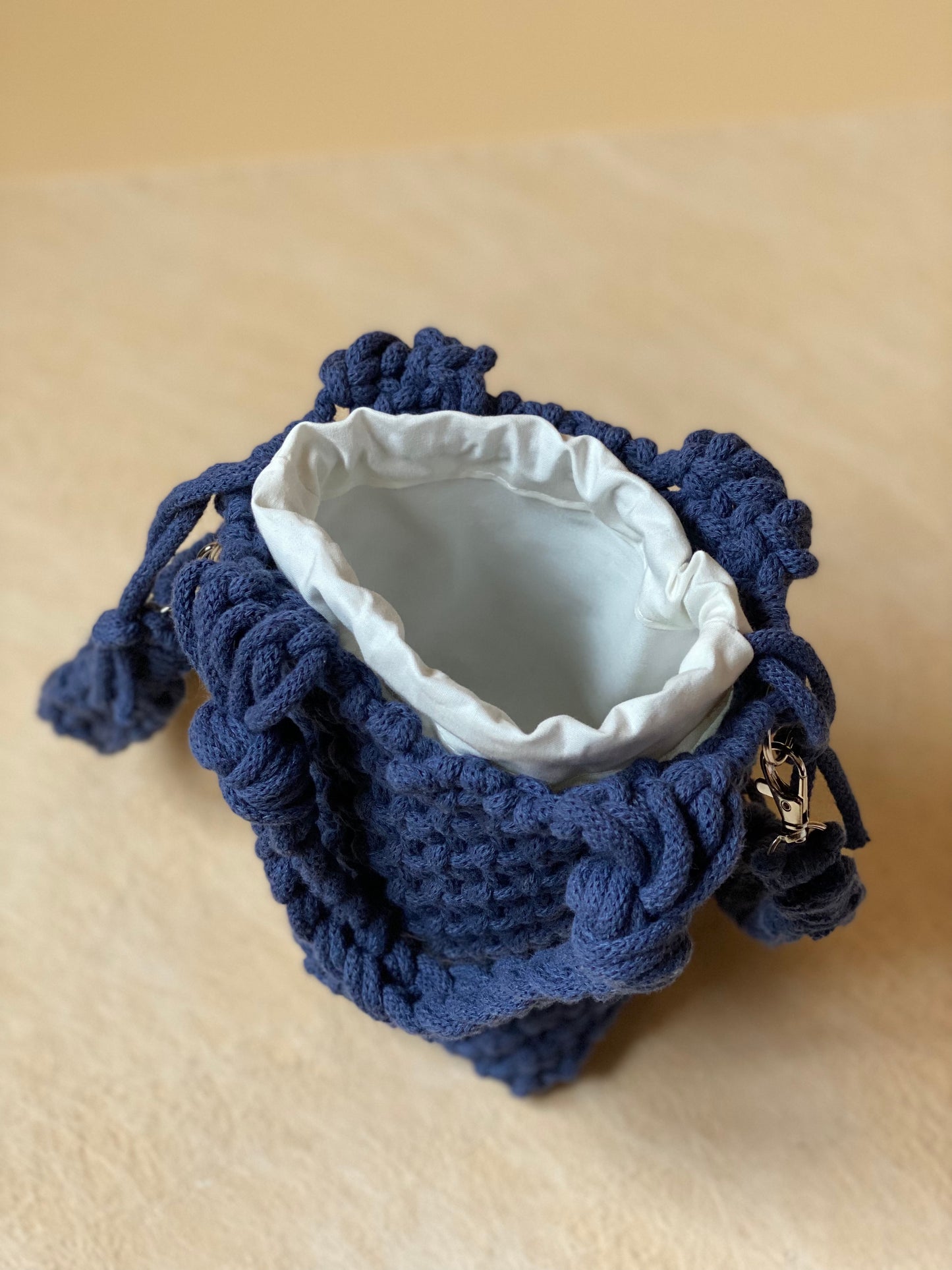 POPPY - Pure Cotton Handmade Macramè Bucket