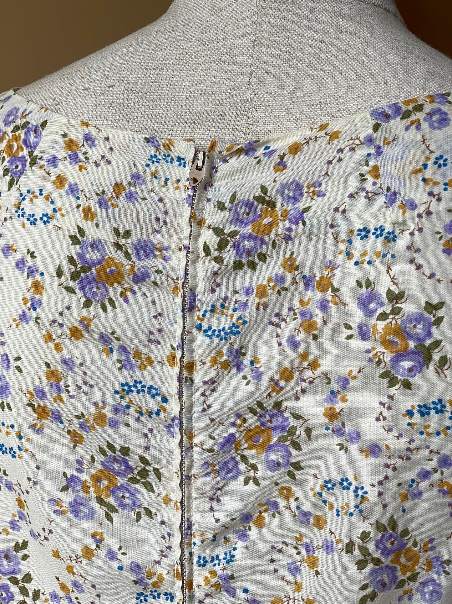 Vintage 70s Long Praire Dress