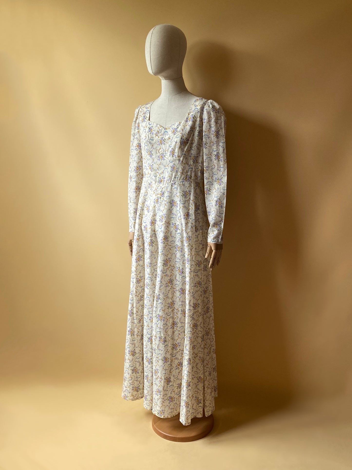 Vintage 70s Long Praire Dress