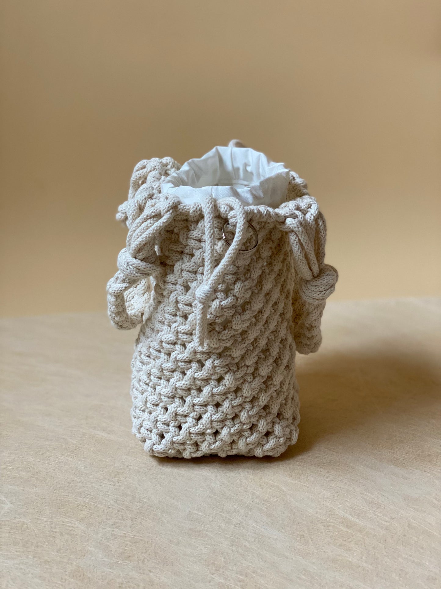POPPY - Pure Cotton Handmade Macramè Bucket