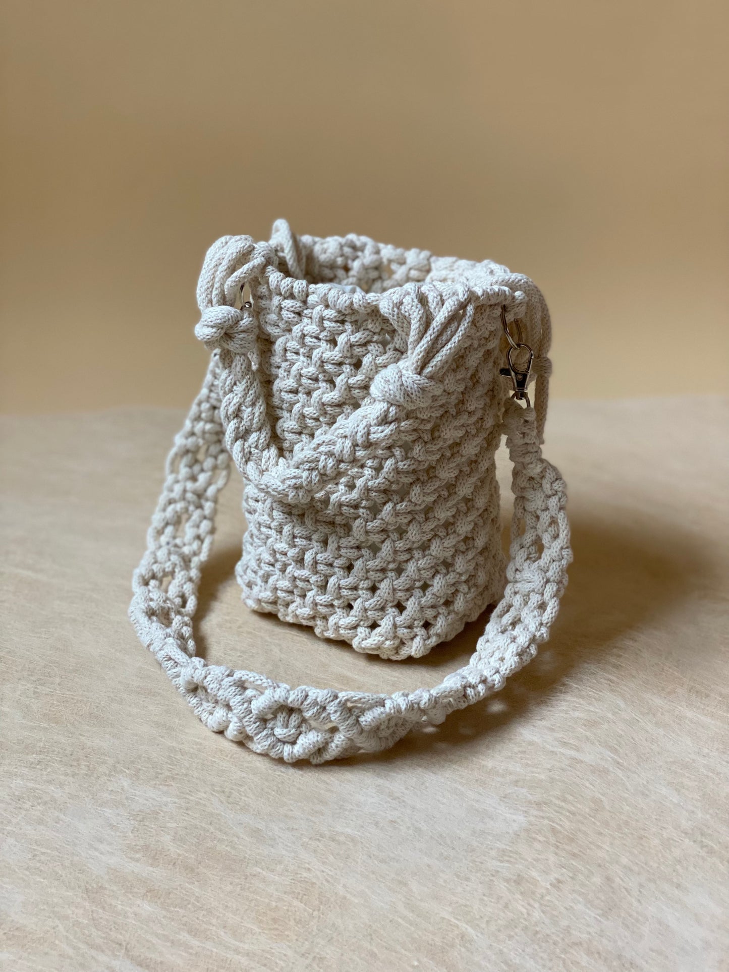 POPPY - Pure Cotton Handmade Macramè Bucket