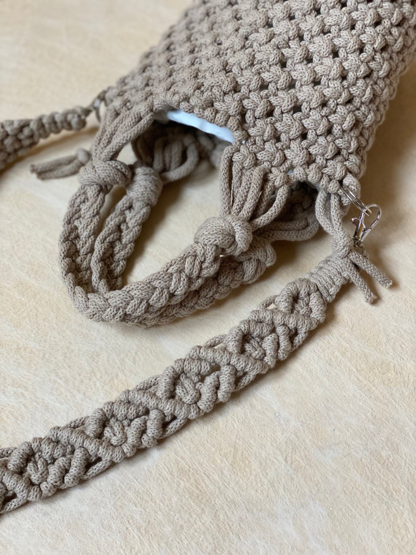 POPPY - Pure Cotton Handmade Macramè Bucket