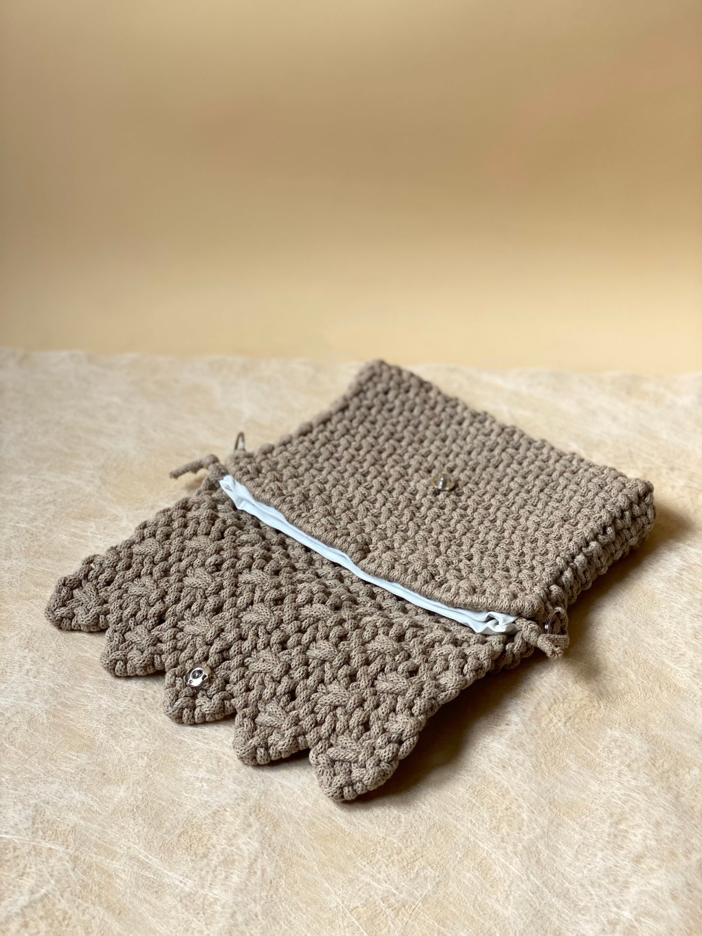 LILY - Pure Cotton Handmade Crossbody Macramè Bag