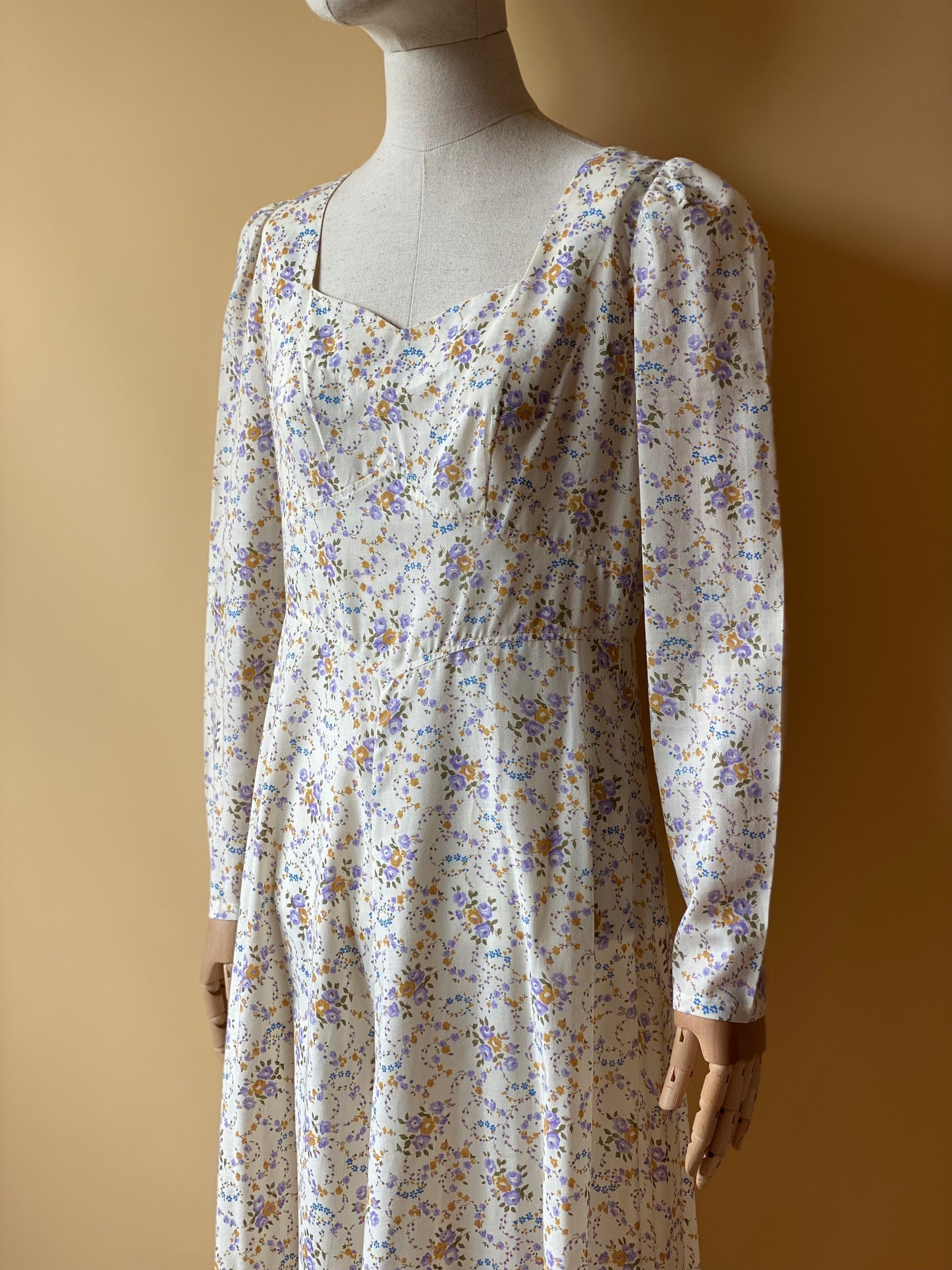 Vintage 70s Long Praire Dress