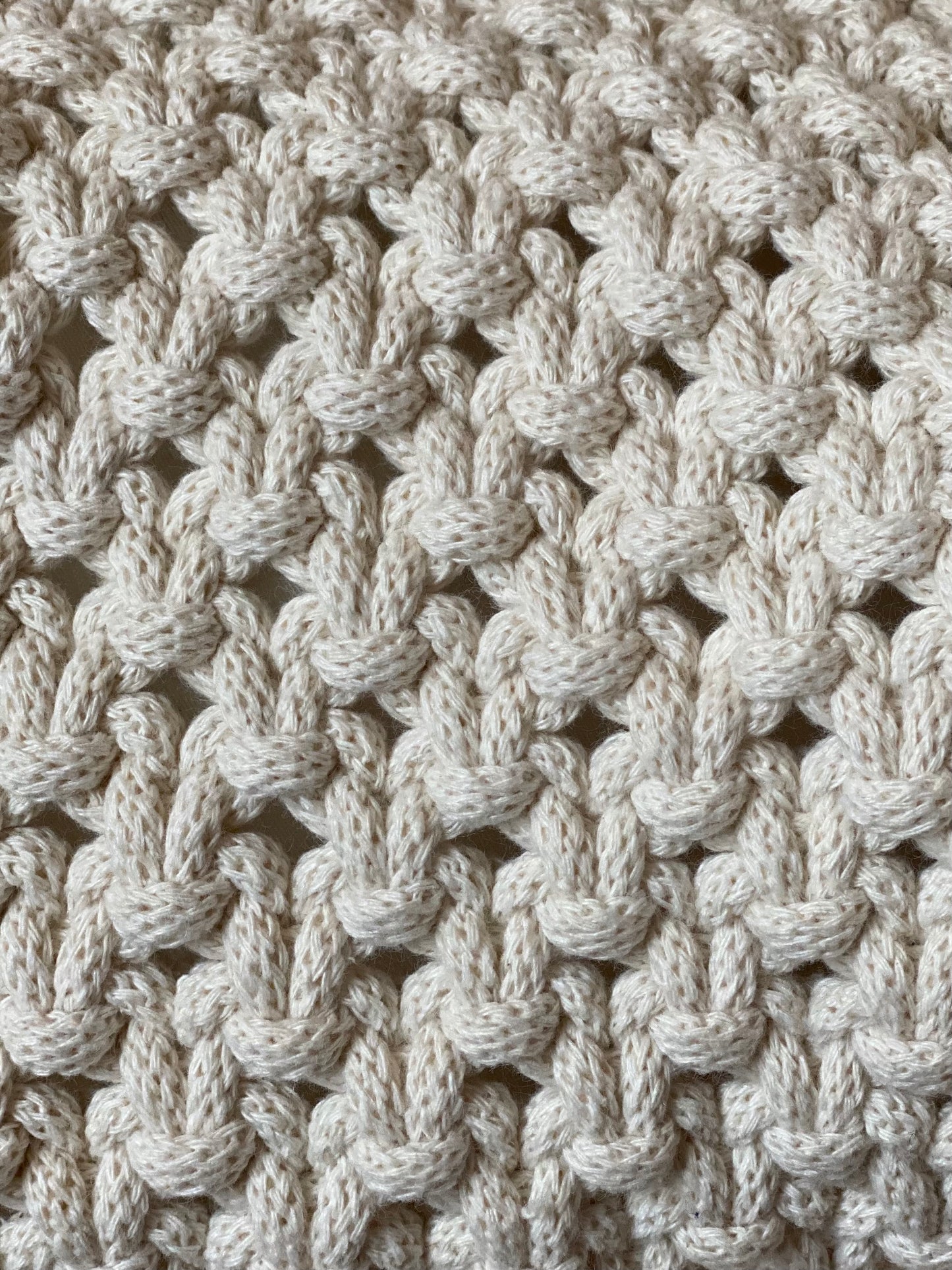 POPPY - Pure Cotton Handmade Macramè Bucket