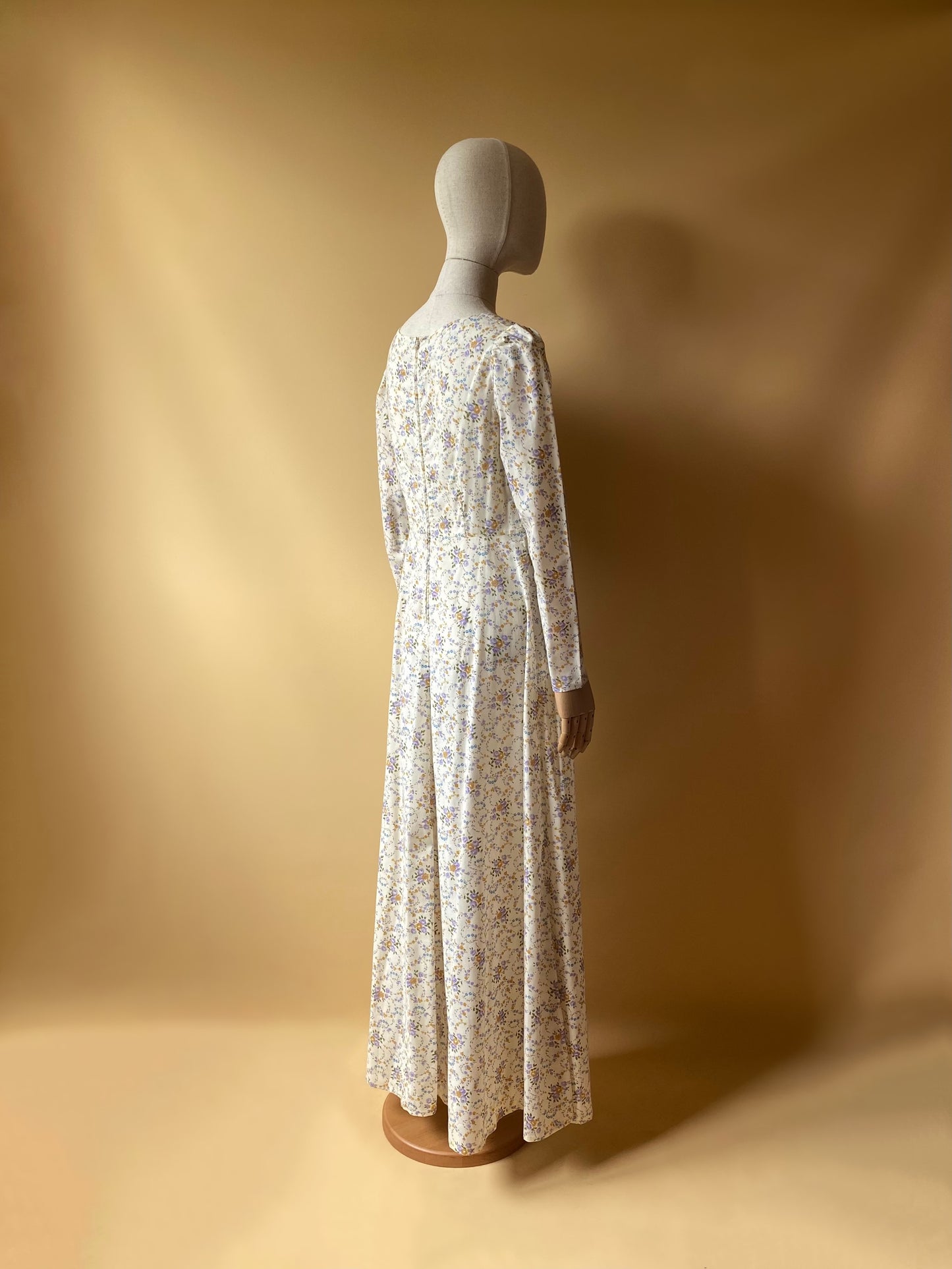 Vintage 70s Long Praire Dress