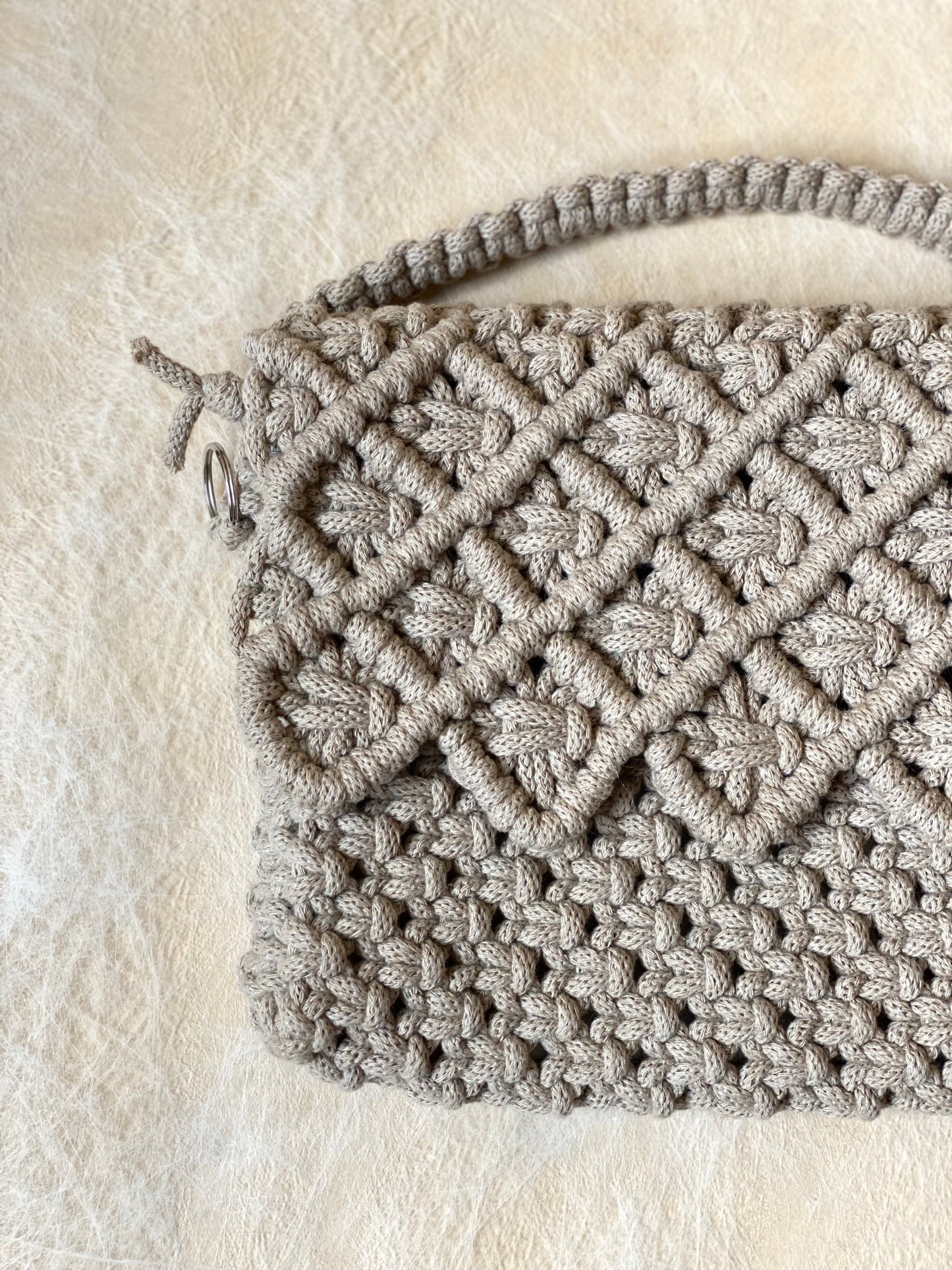 LILY - Pure Cotton Handmade Crossbody Macramè Bag