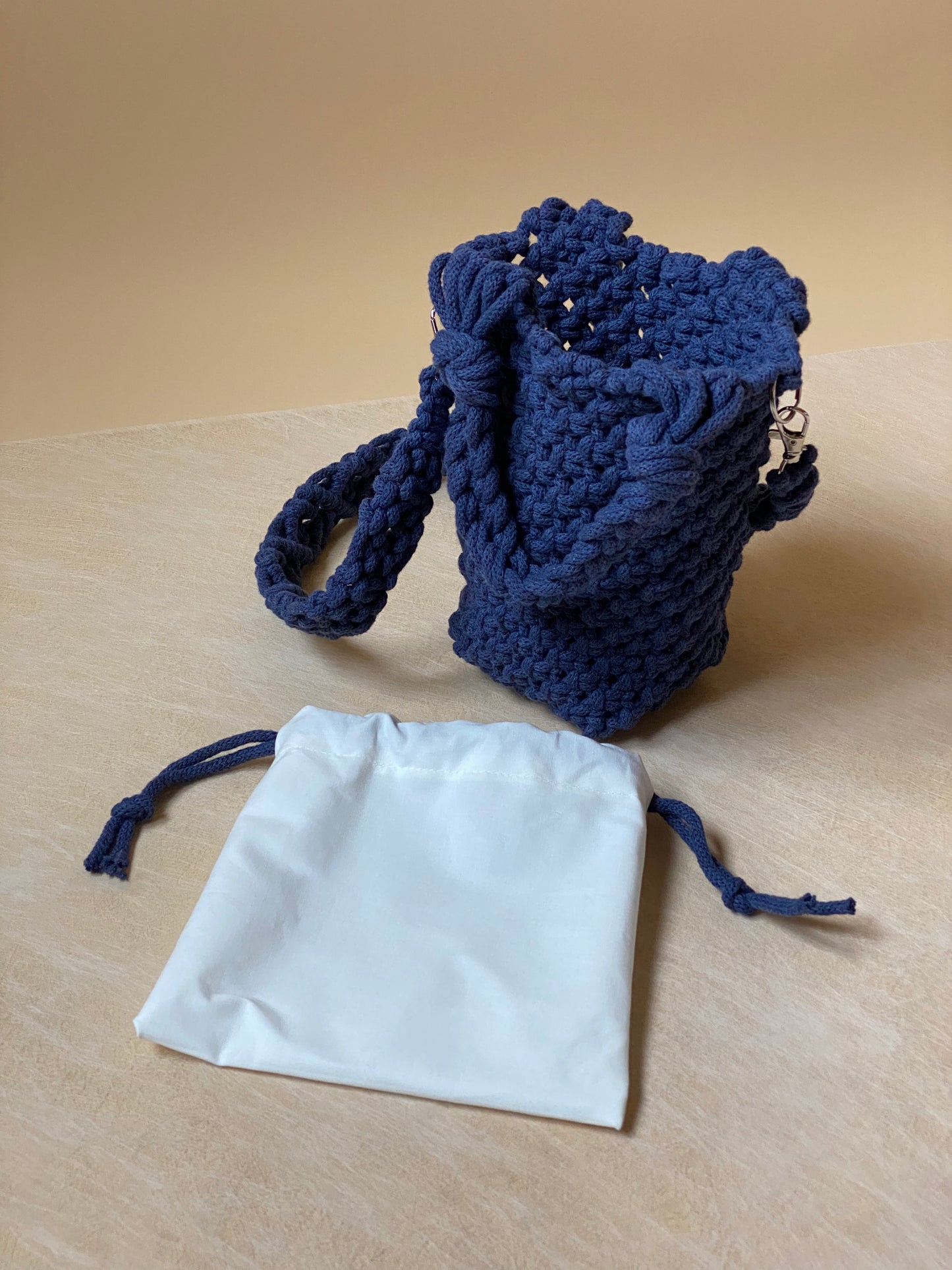 POPPY - Pure Cotton Handmade Macramè Bucket