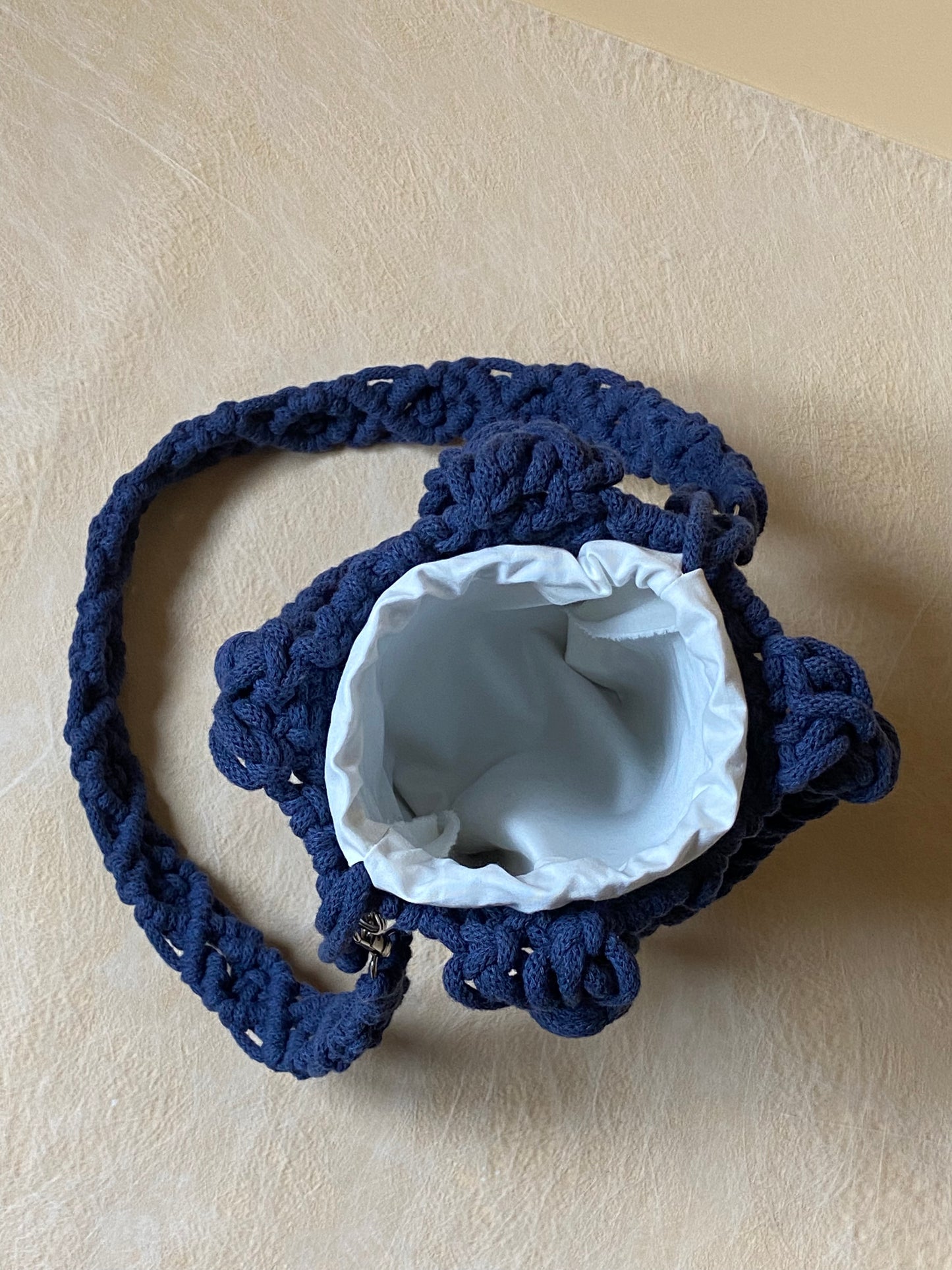 POPPY - Pure Cotton Handmade Macramè Bucket