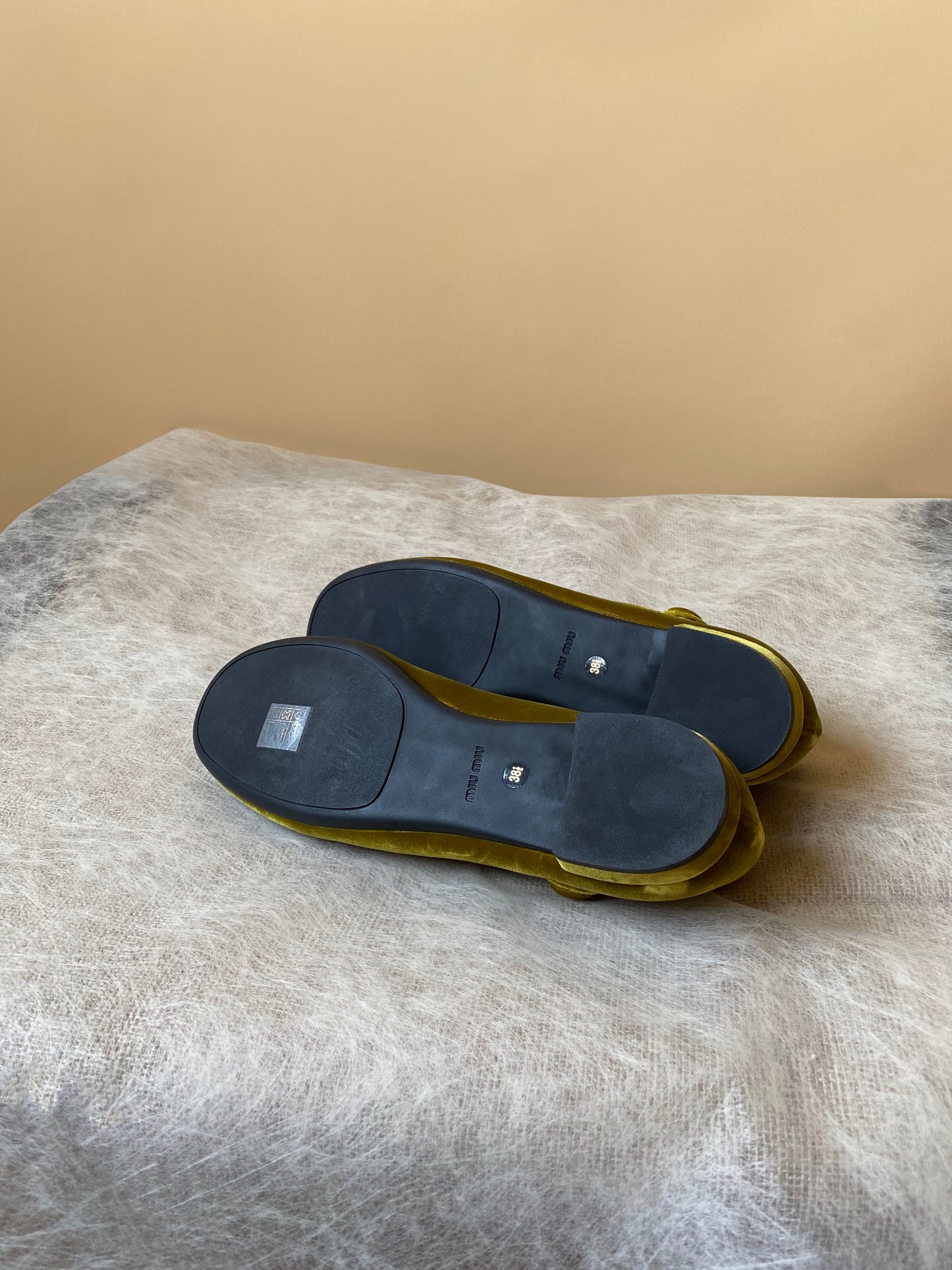 Miu Miu Velvet Flats
