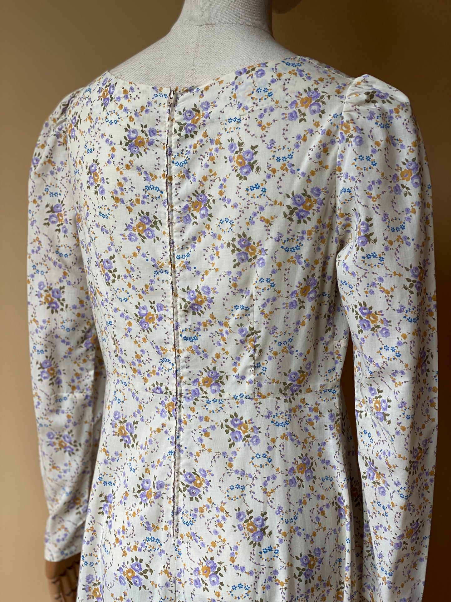 Vintage 70s Long Praire Dress