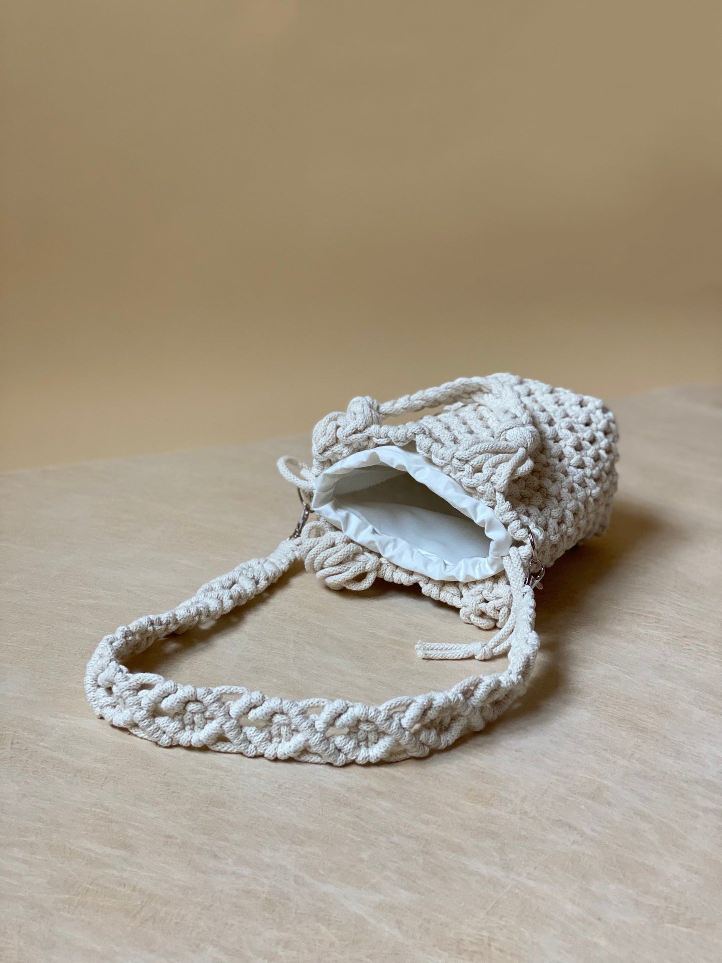 POPPY - Pure Cotton Handmade Macramè Bucket