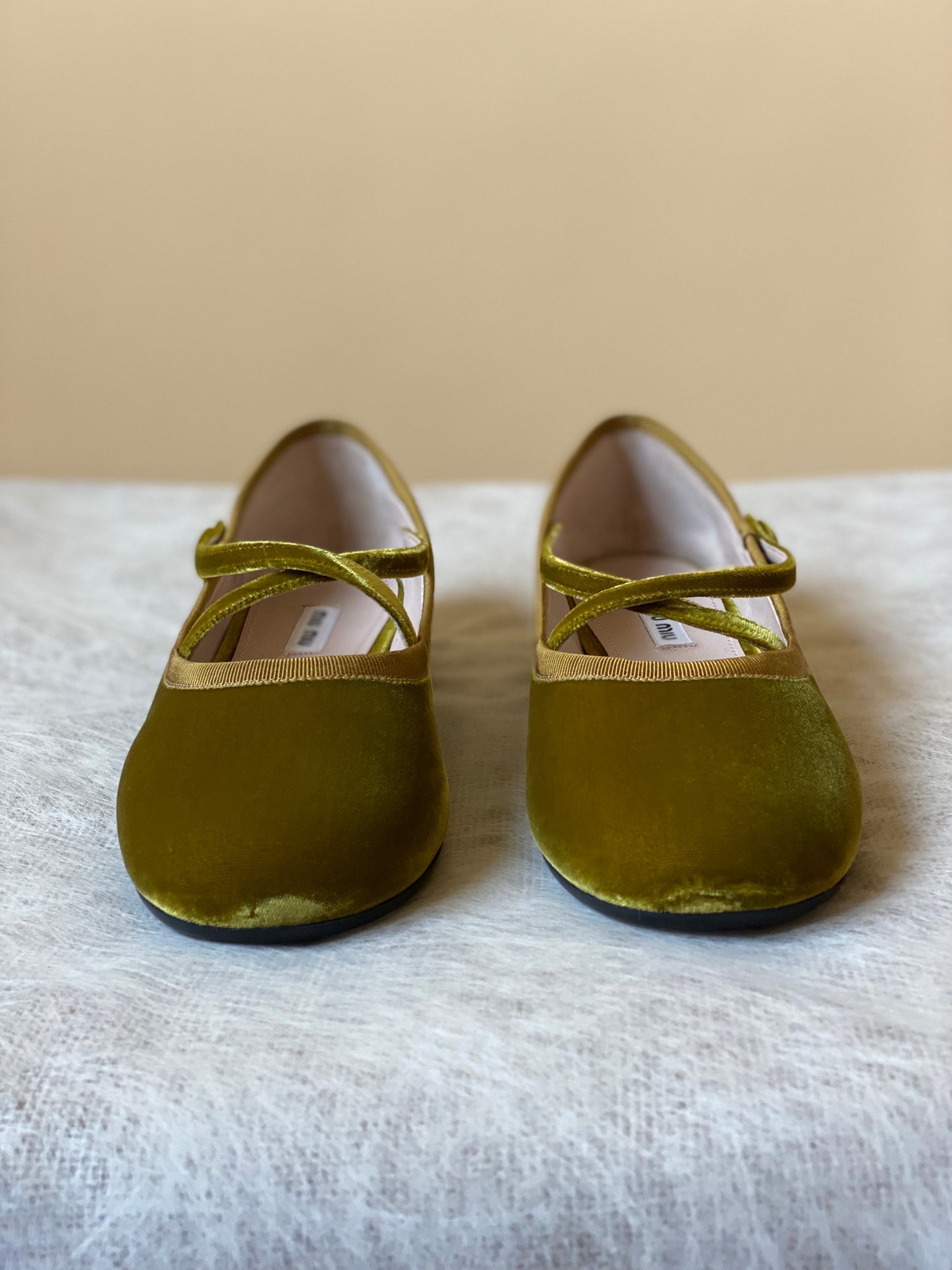 Miu Miu Velvet Flats