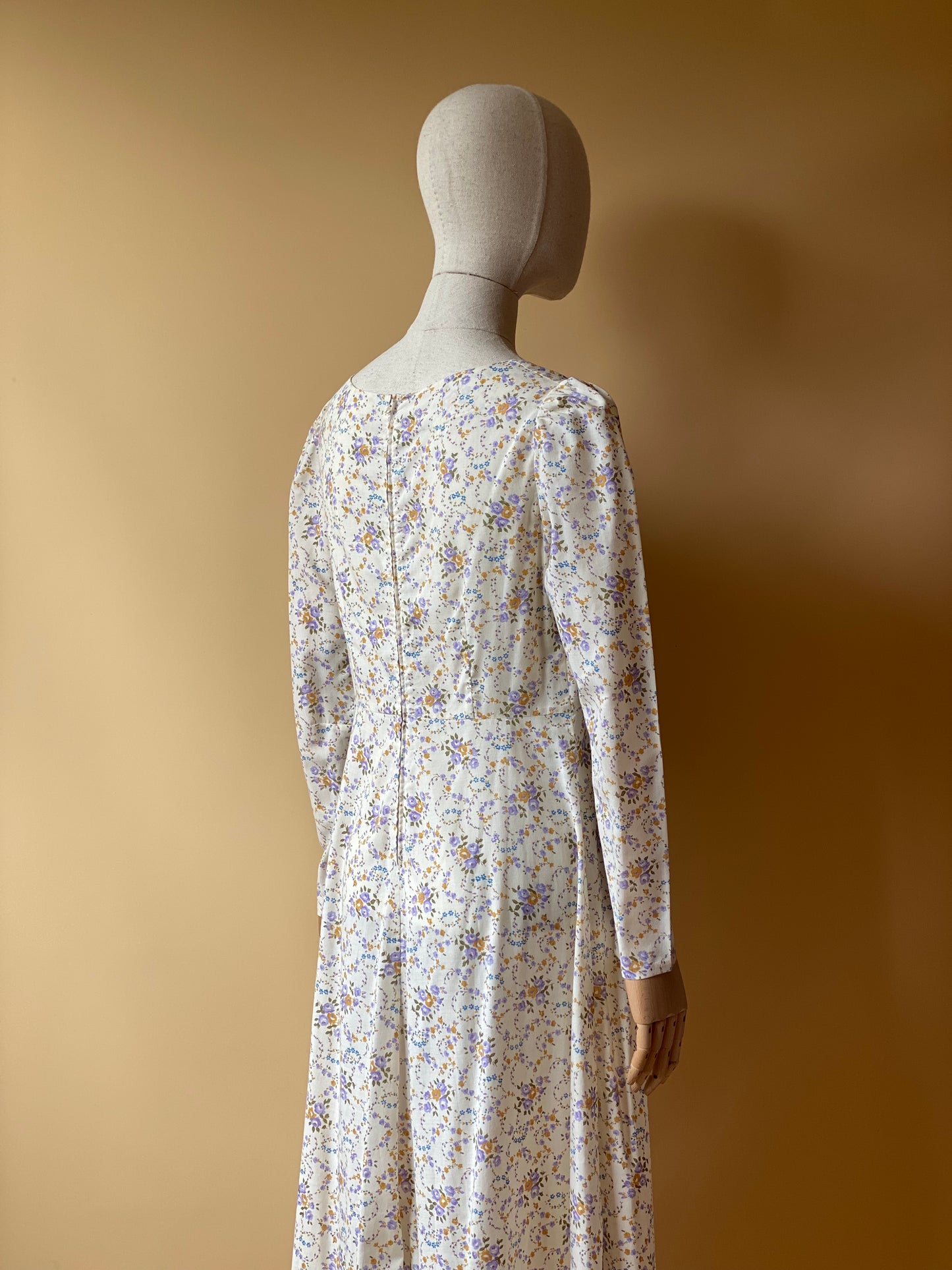 Vintage 70s Long Praire Dress