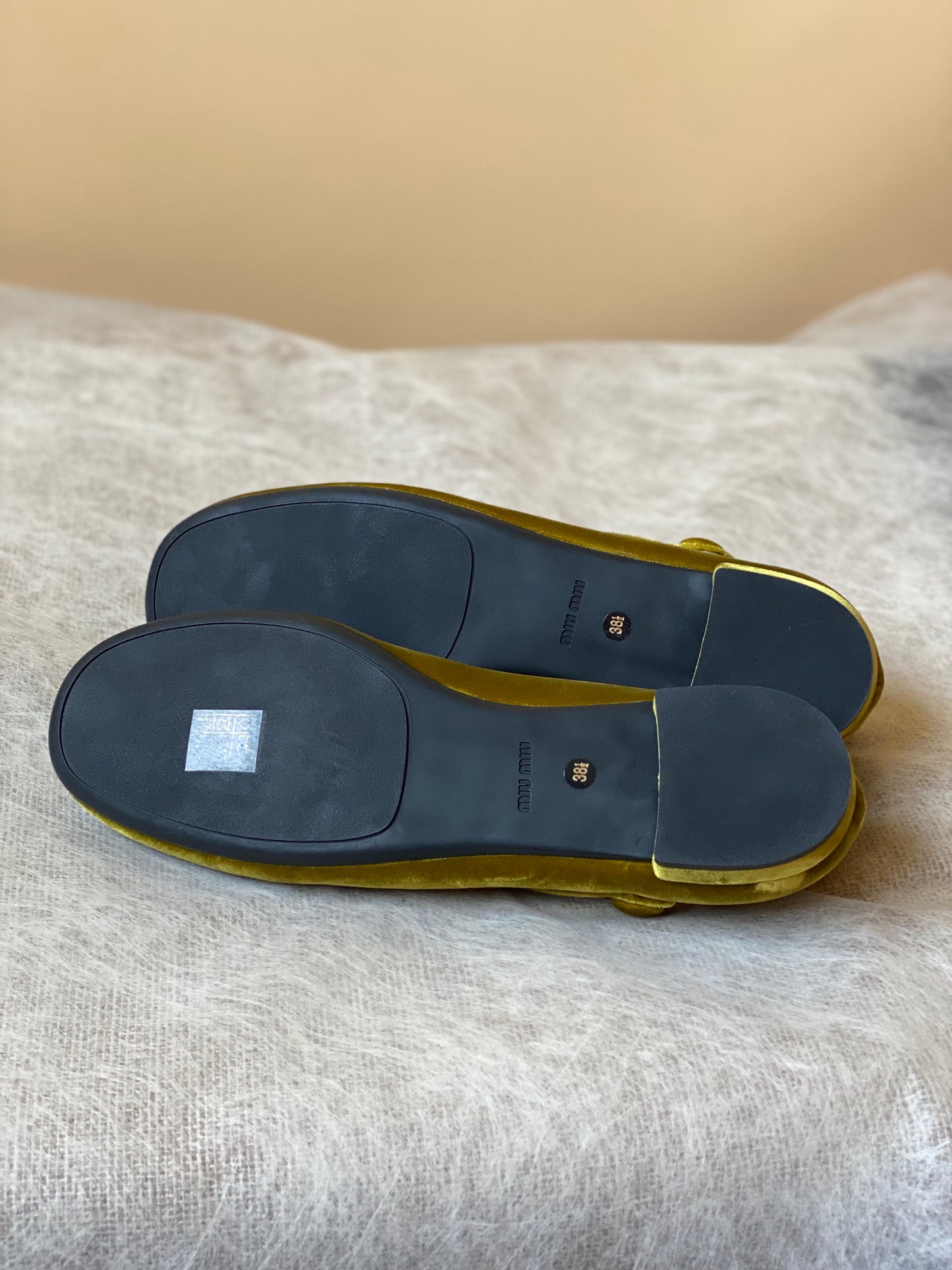 Miu Miu Velvet Flats