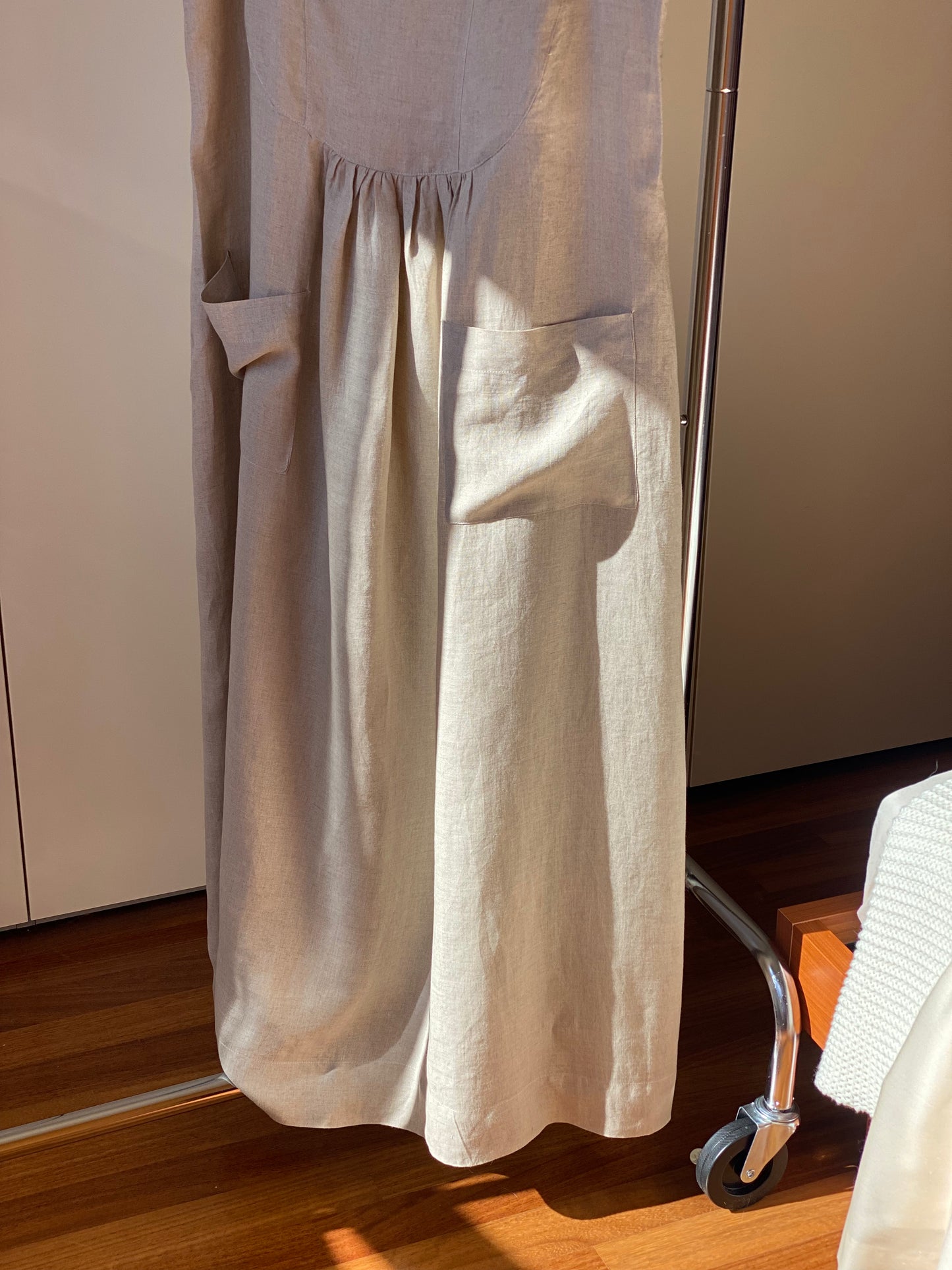 Vintage Linen Maxi Dress