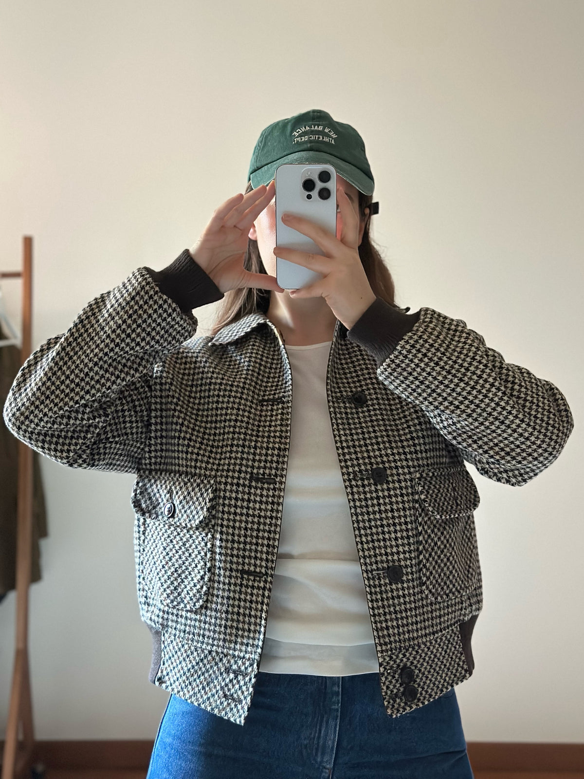 Reversible Wool & Cotton Puffer Jacket