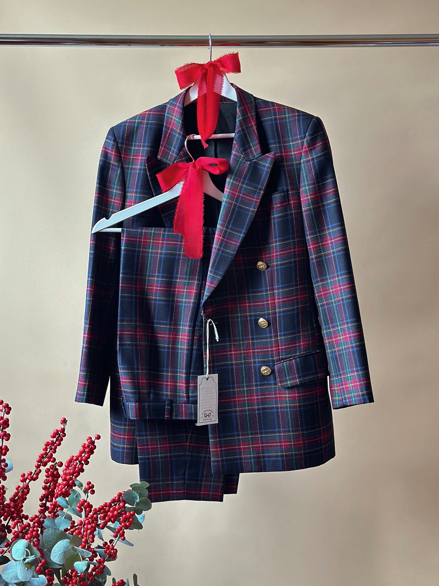 Vintage Daks London Tartan Suit