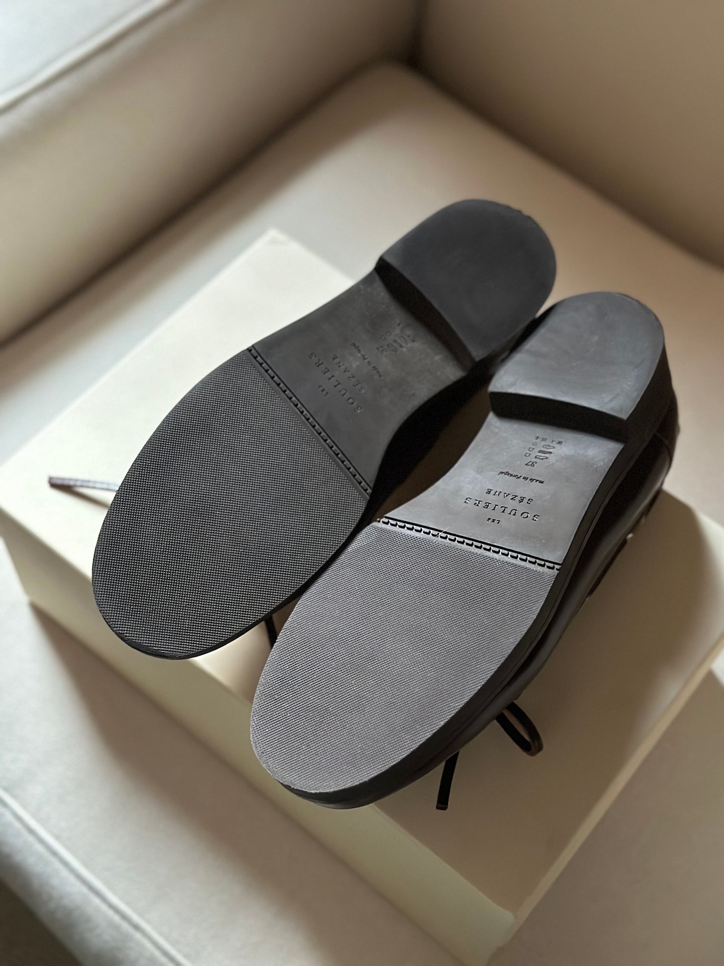 Sézane Caroline Leather Loafers